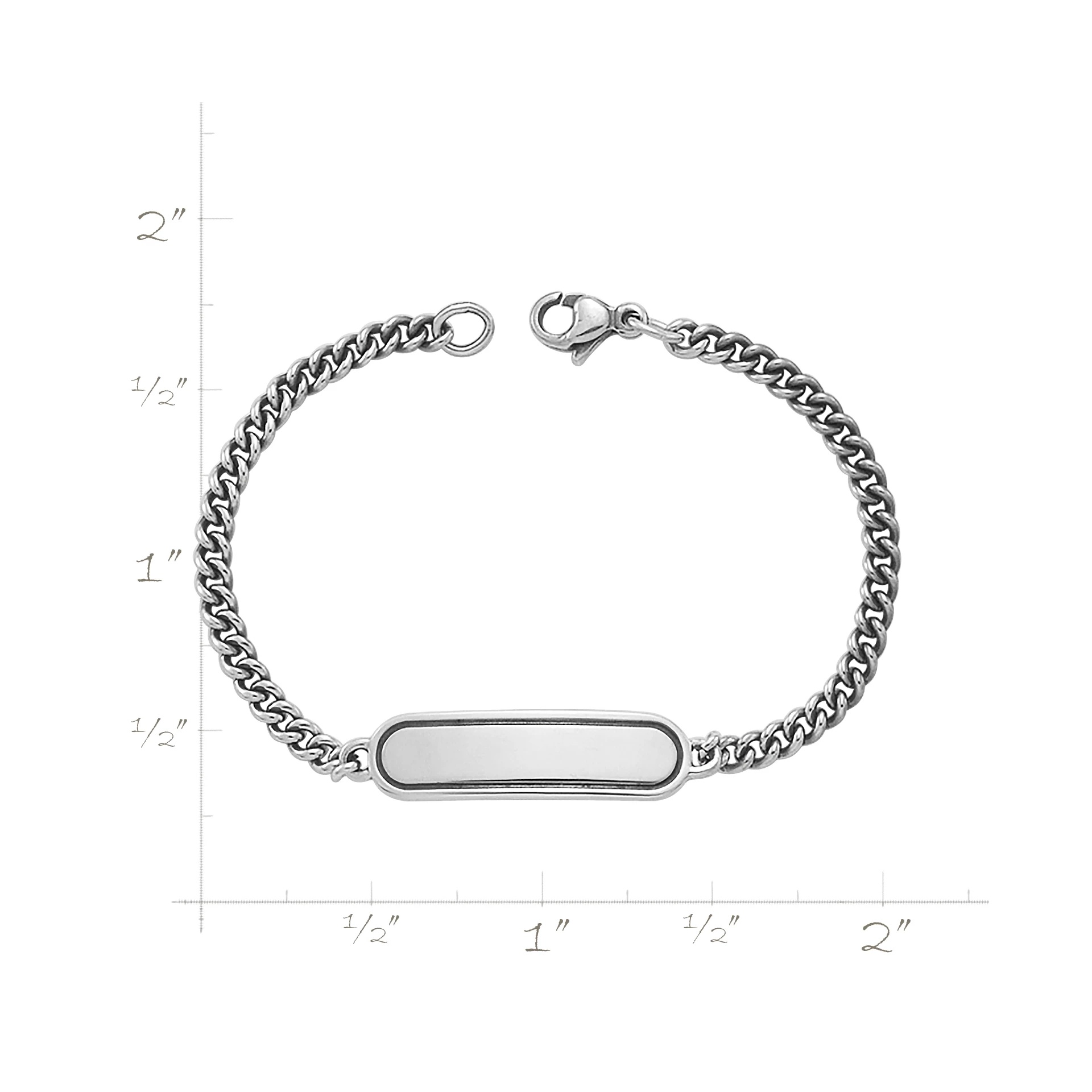 Baby ID Engravable Link Bracelet - Image 2