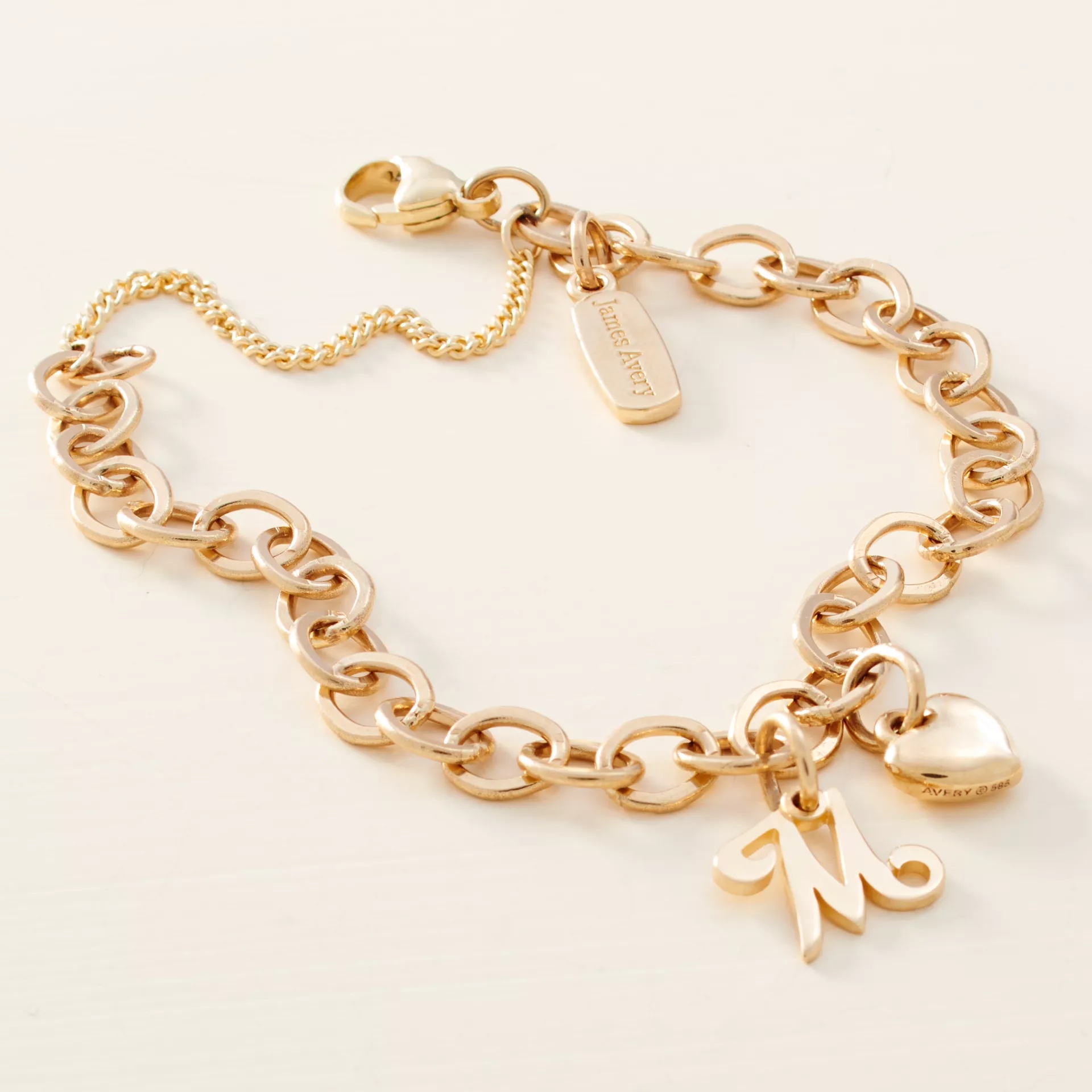 Forged Link Charm Bracelet - Image 2