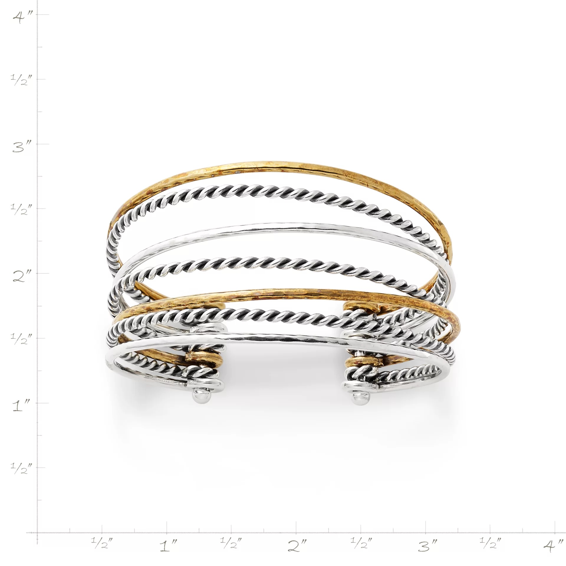 Multi-Layered Cuff Bracelet - Image 3