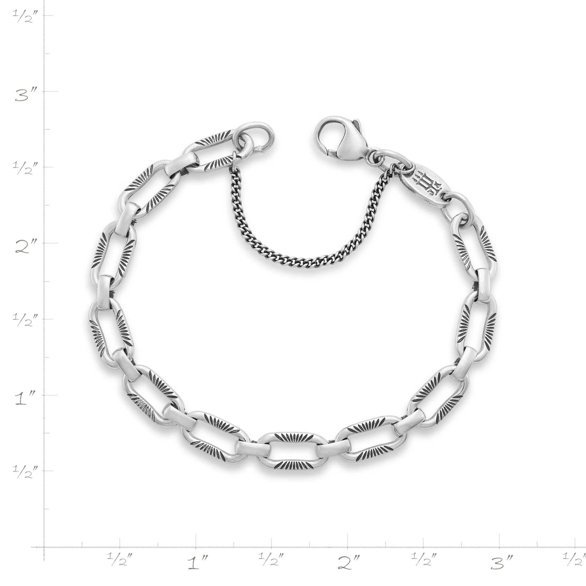 Ornate Links Charm Bracelet - Image 4