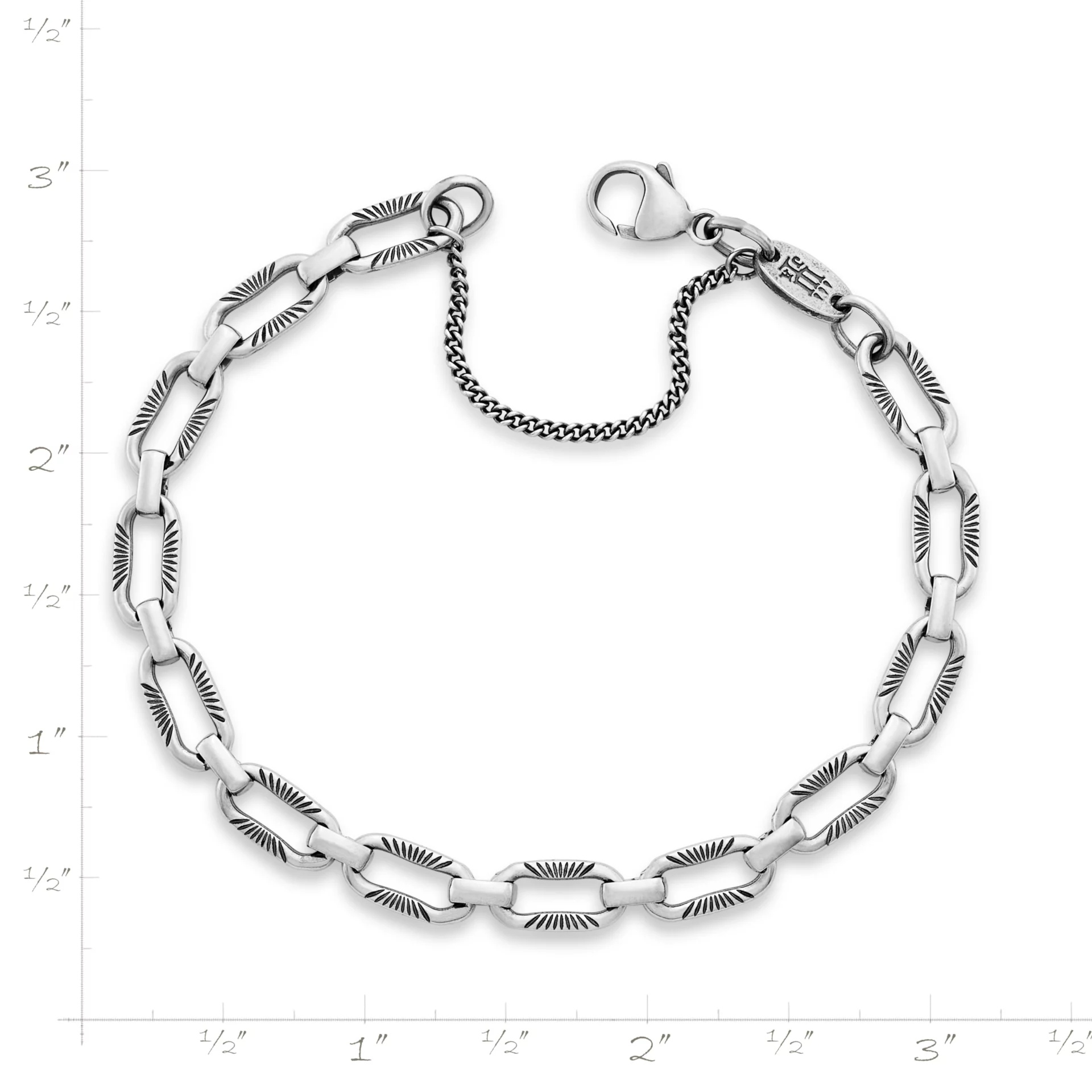 Ornate Links Charm Bracelet - Image 4