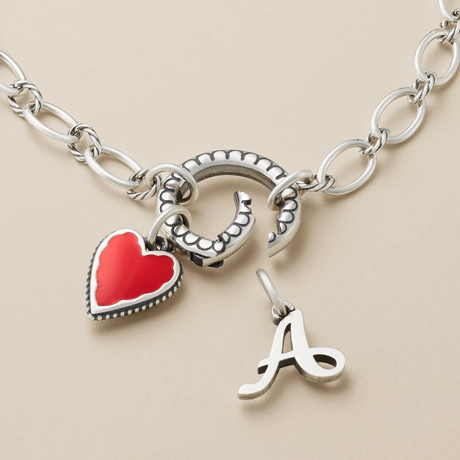 Ornate Circlet Changeable Charm Bracelet - Image 3