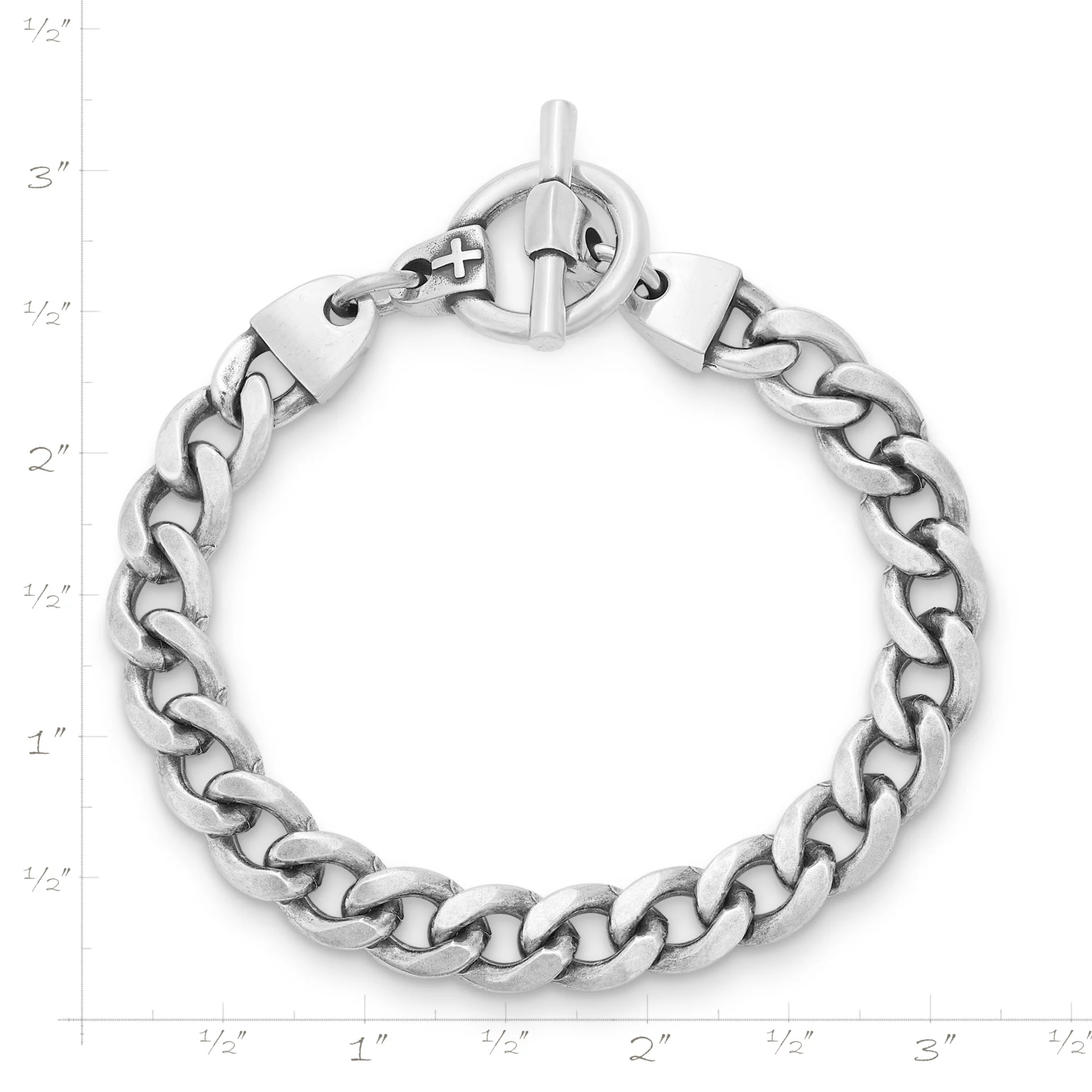 Strength in Faith Curb Link Bracelet - Image 4