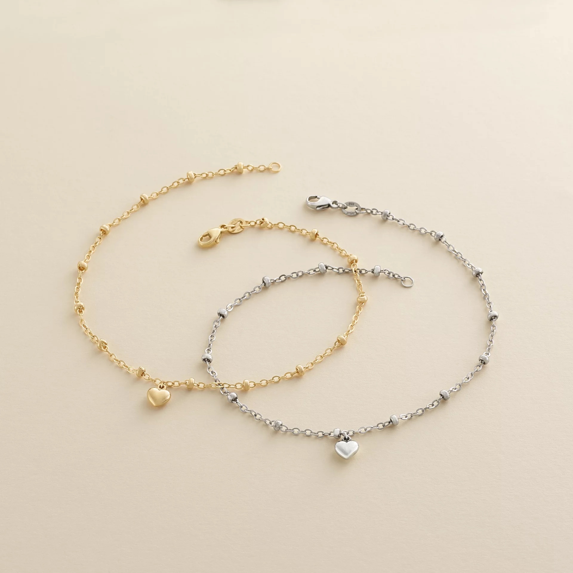 Heart Drop Anklet - Image 2