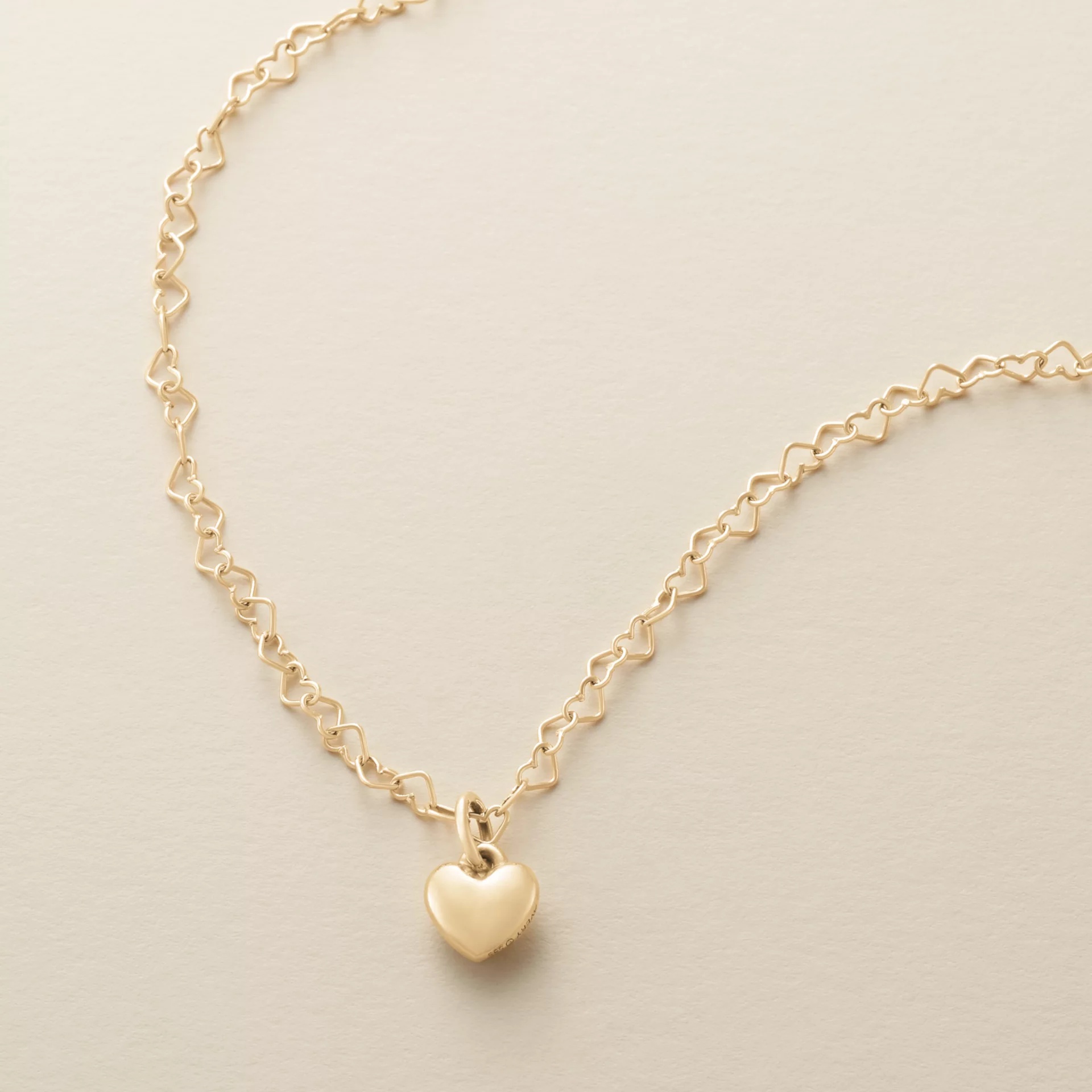 Delicate Connected Hearts Chain - Image 2