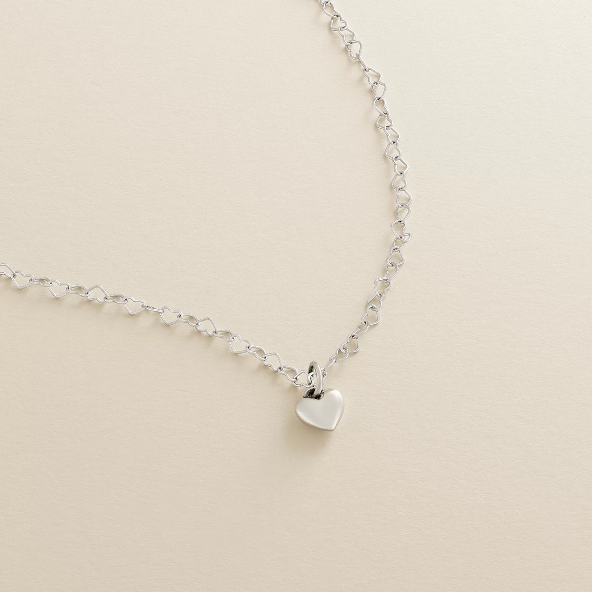 Delicate Connected Hearts Chain - Image 2