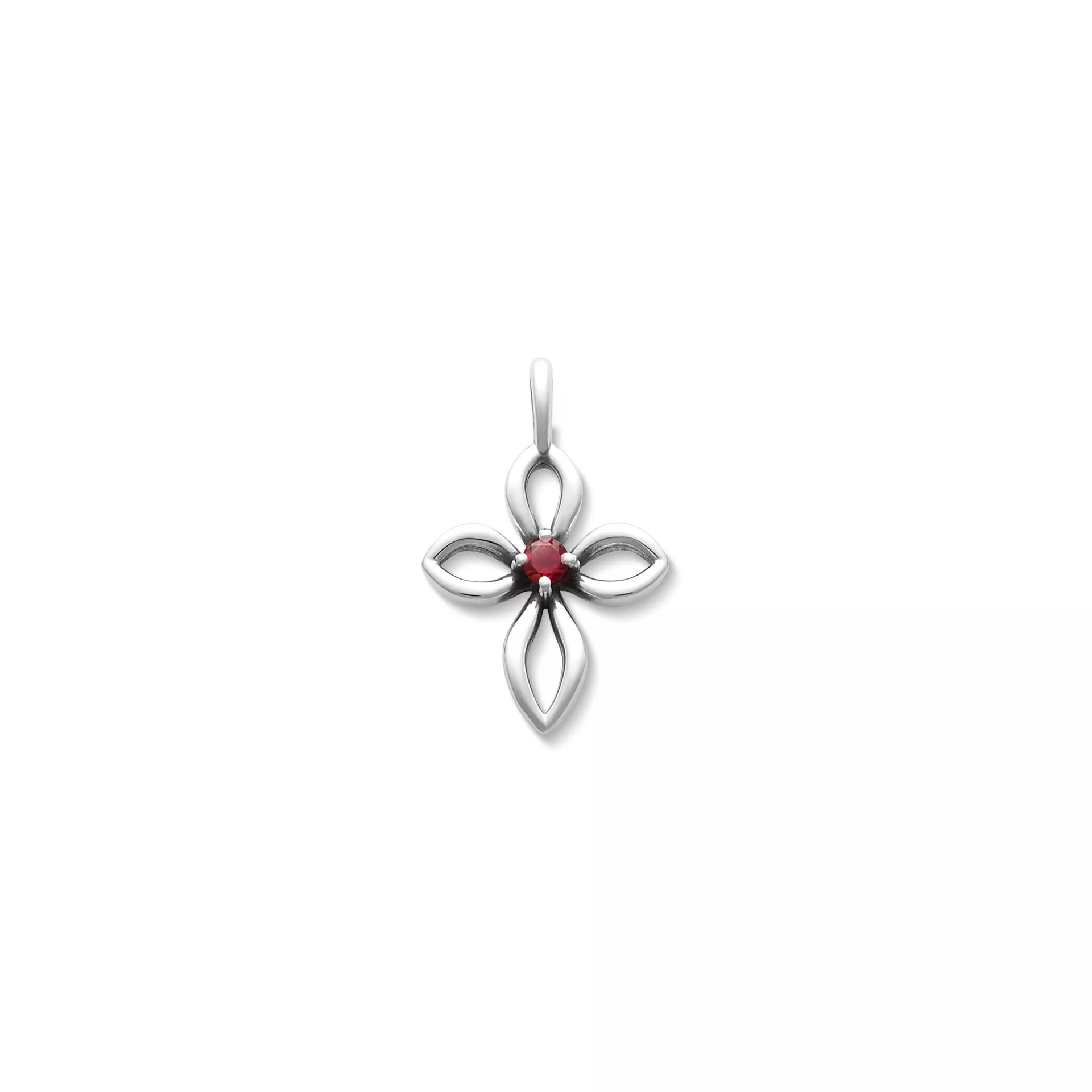 Avery Remembrance Birthstone Cross Pendant