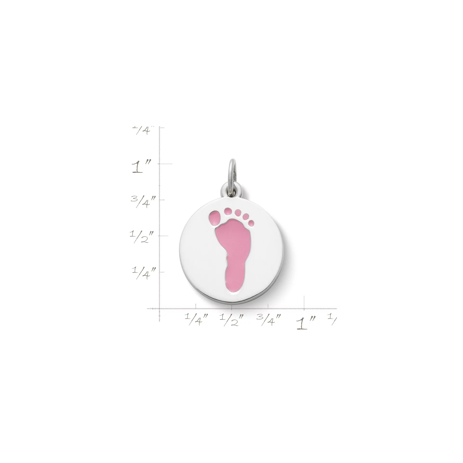 Enamel Footprint Charm - Image 2