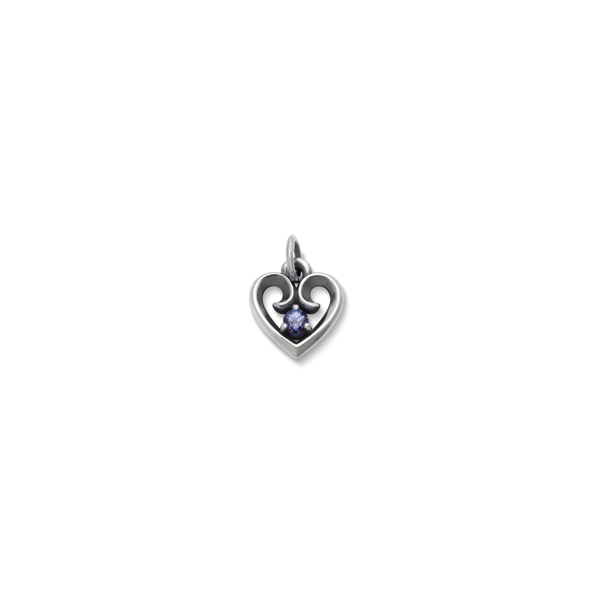 Avery Remembrance Heart Birthstone Charm