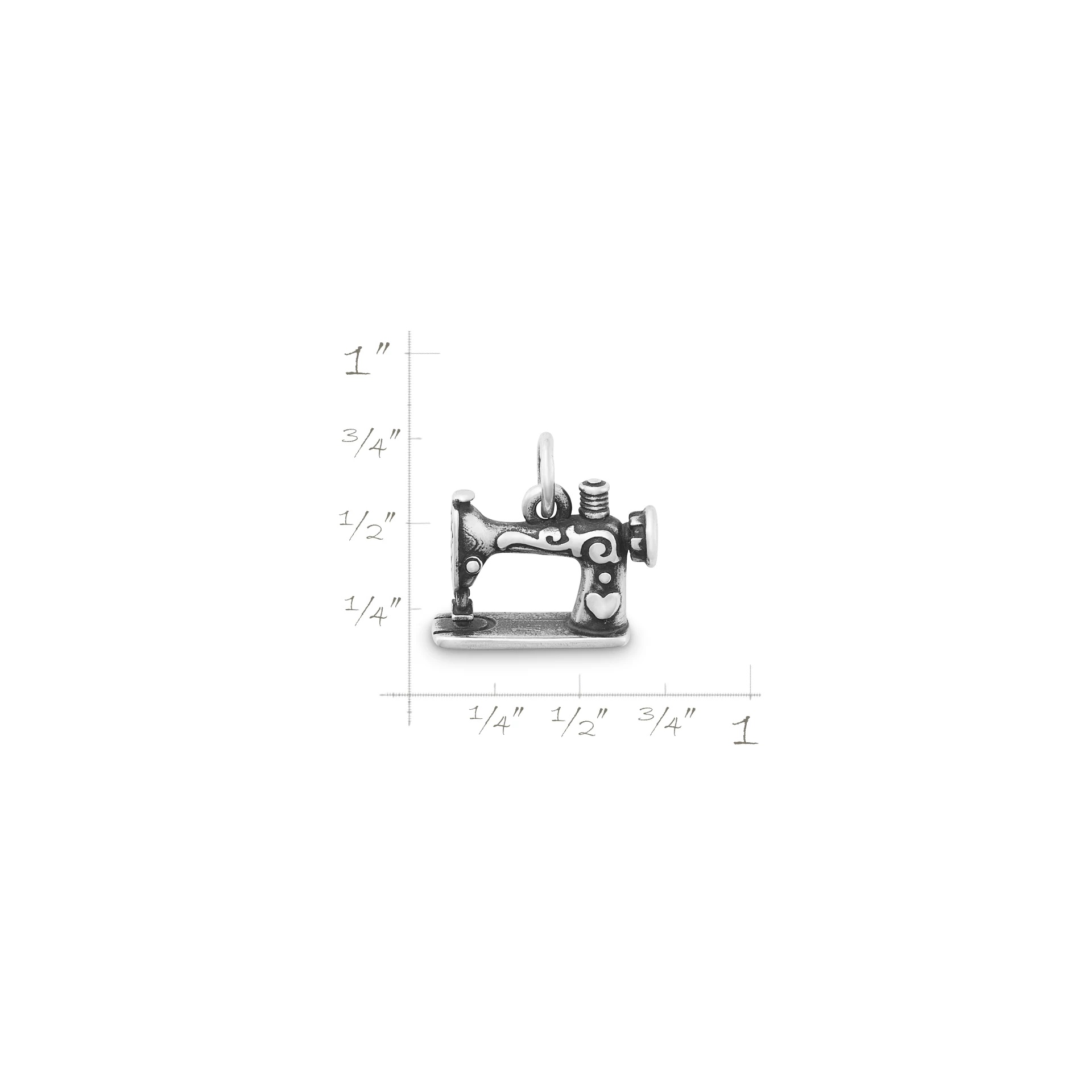 Vintage Sewing Machine Charm - Image 3