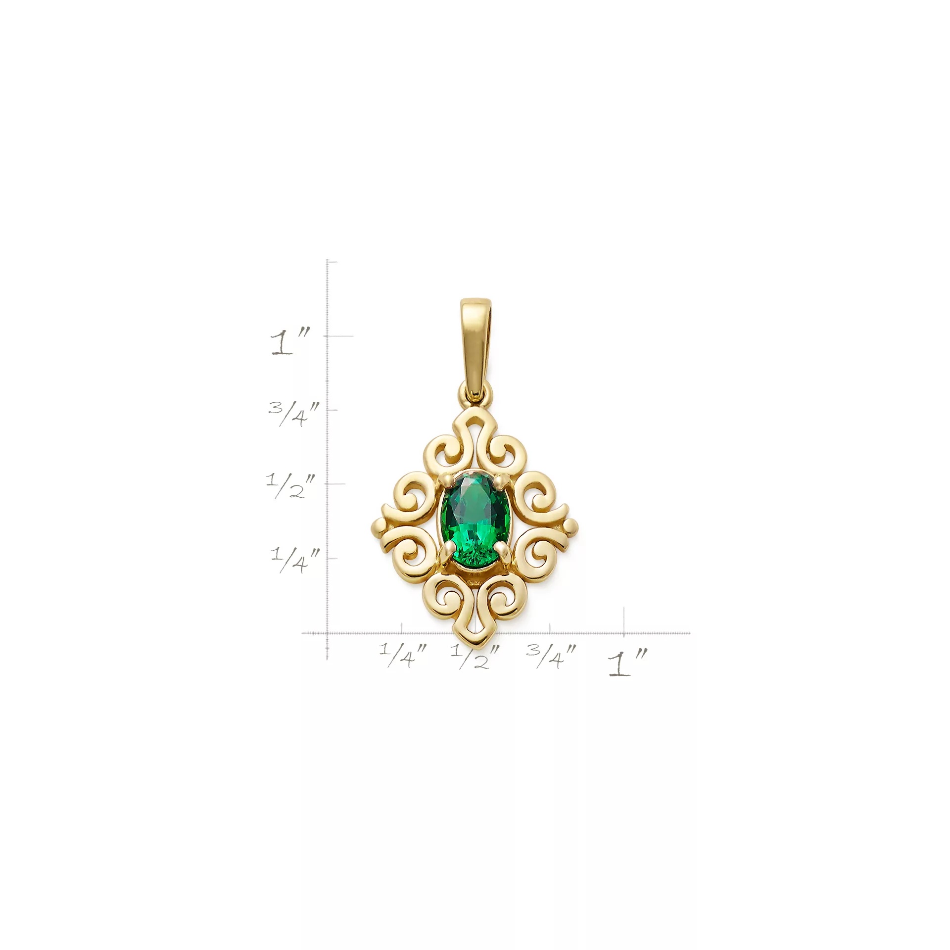 Spanish Lace Birthstone Pendant - Image 3