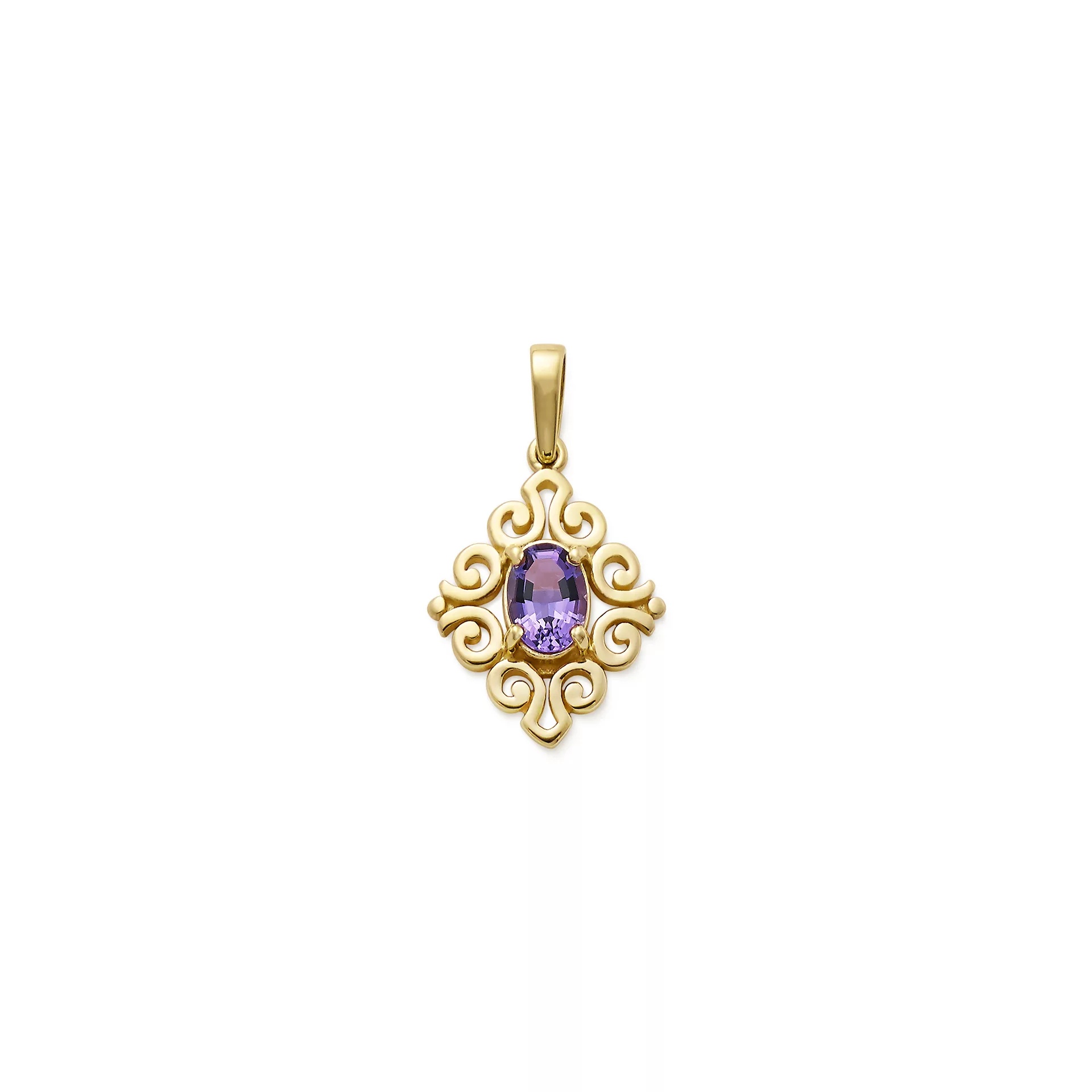 Spanish Lace Birthstone Pendant