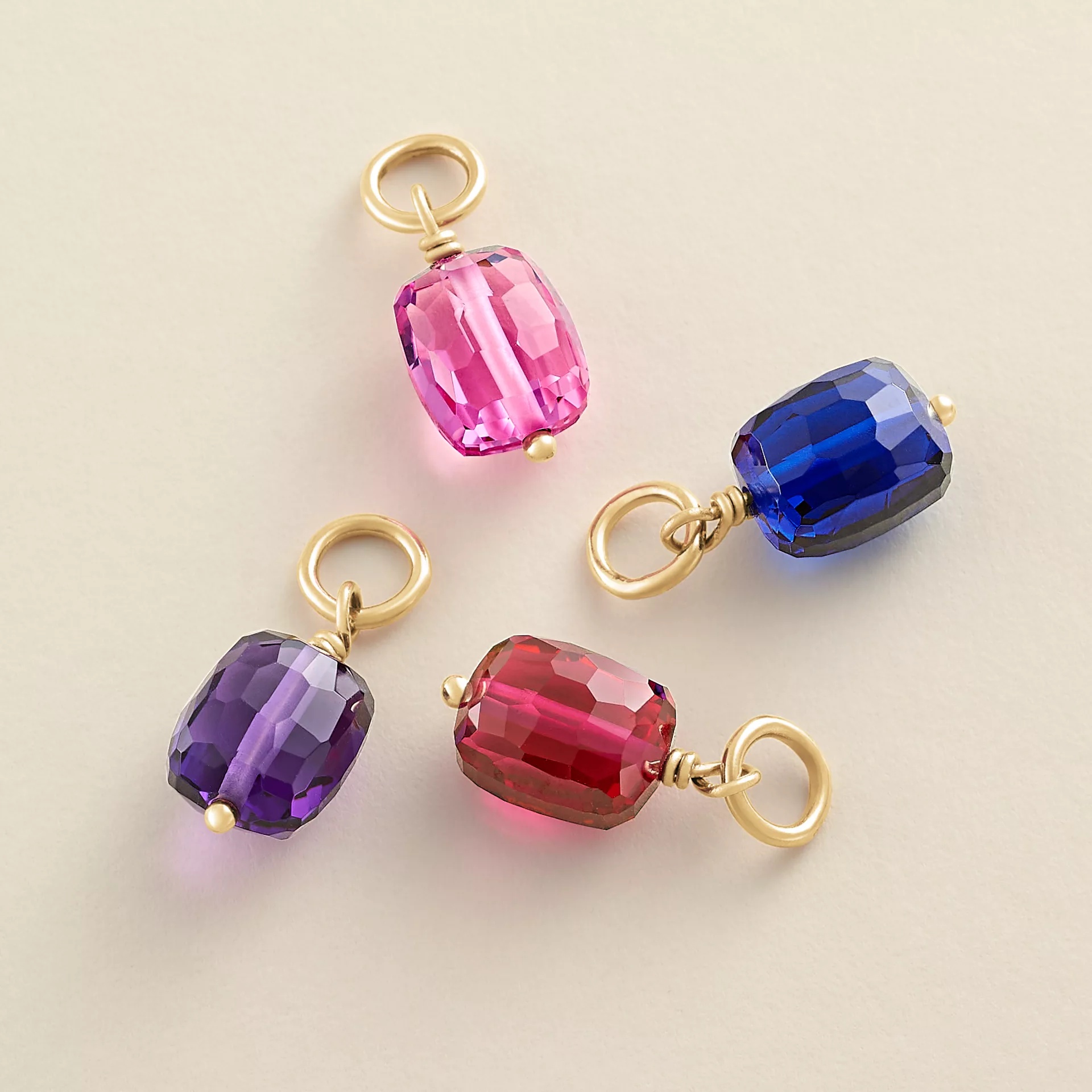 Faceted Gemstone Bead Pendant - Image 2