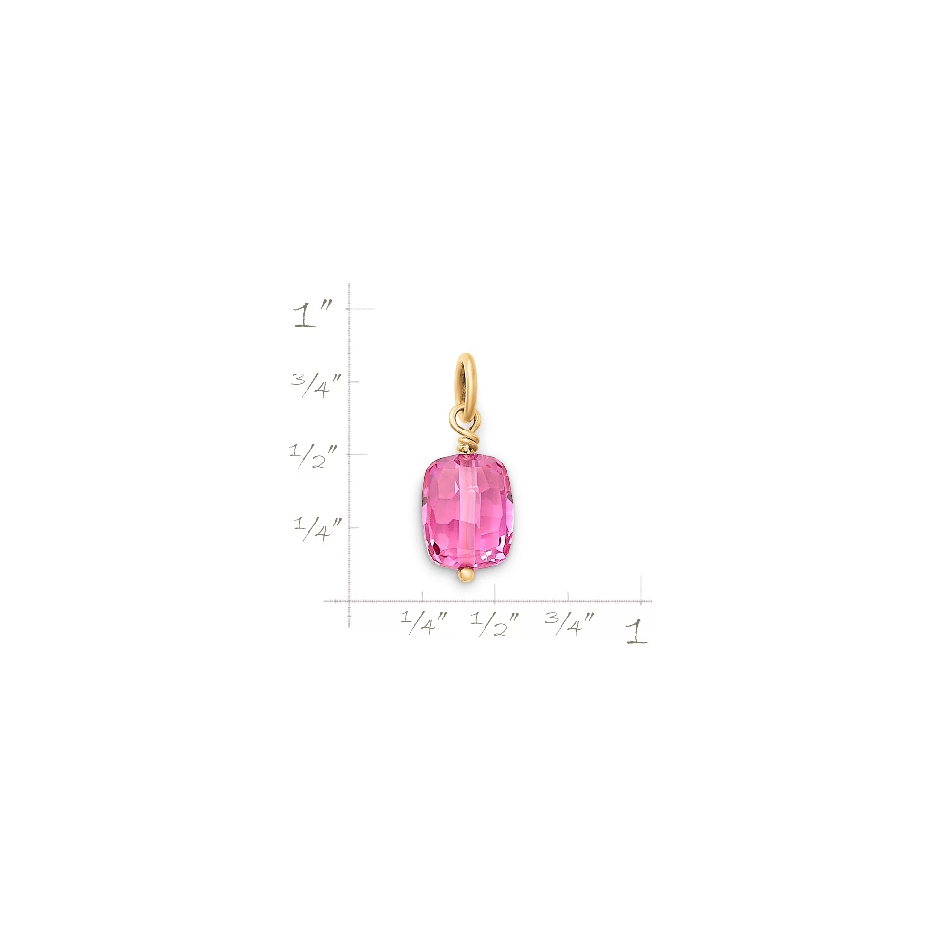 Faceted Gemstone Bead Pendant - Image 4