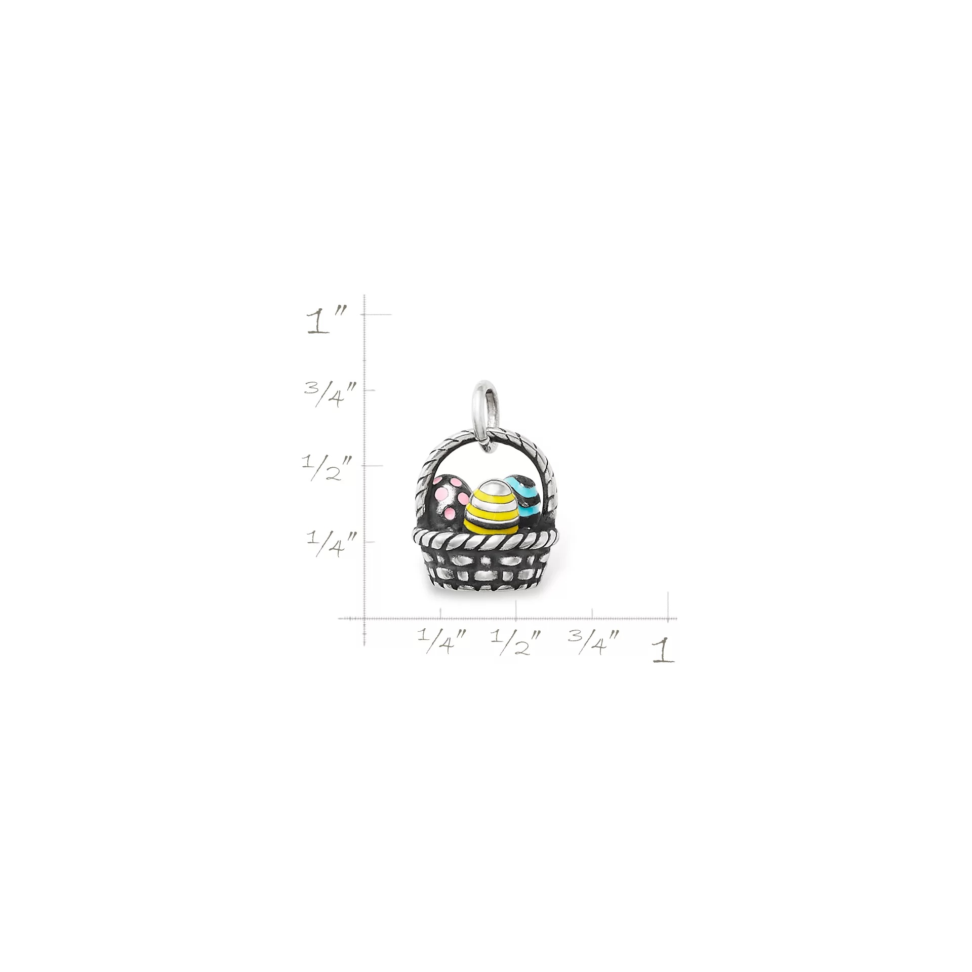 Enamel Easter Basket Charm - Image 3