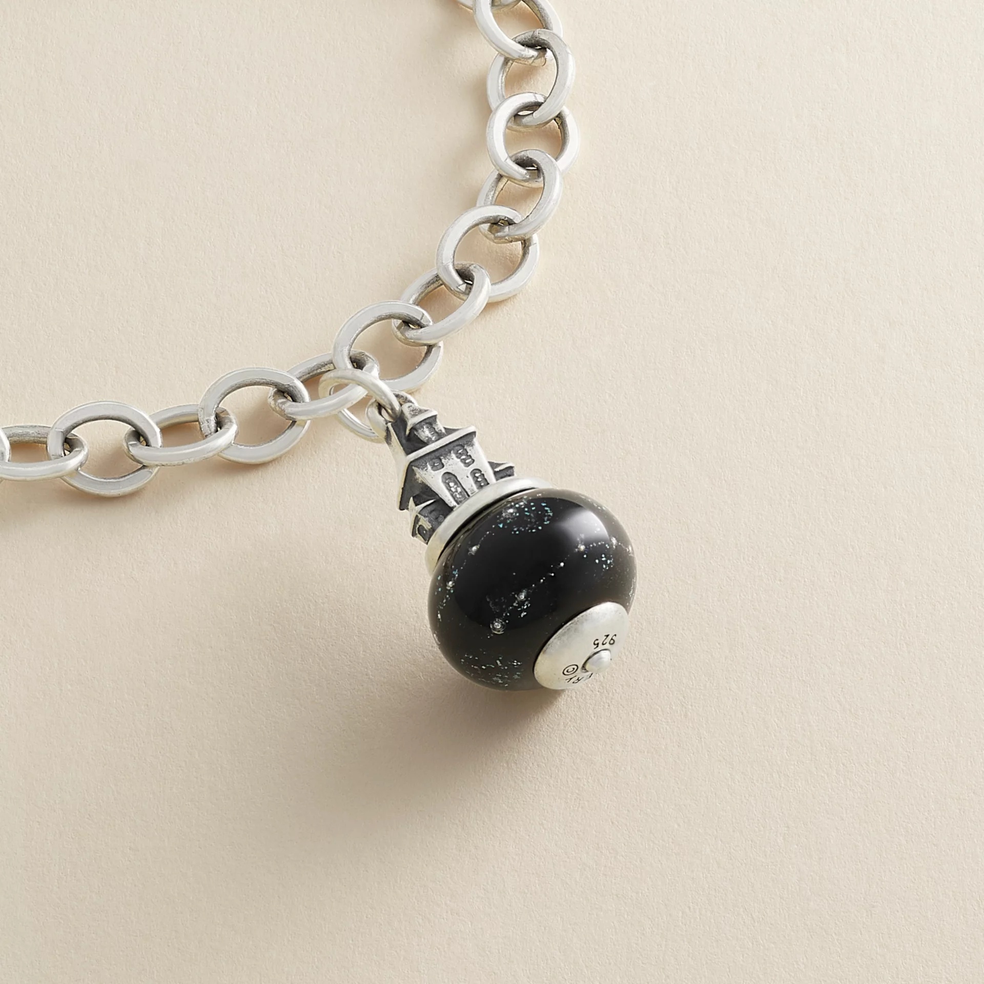 Haunted House Art Glass Charm - Image 2