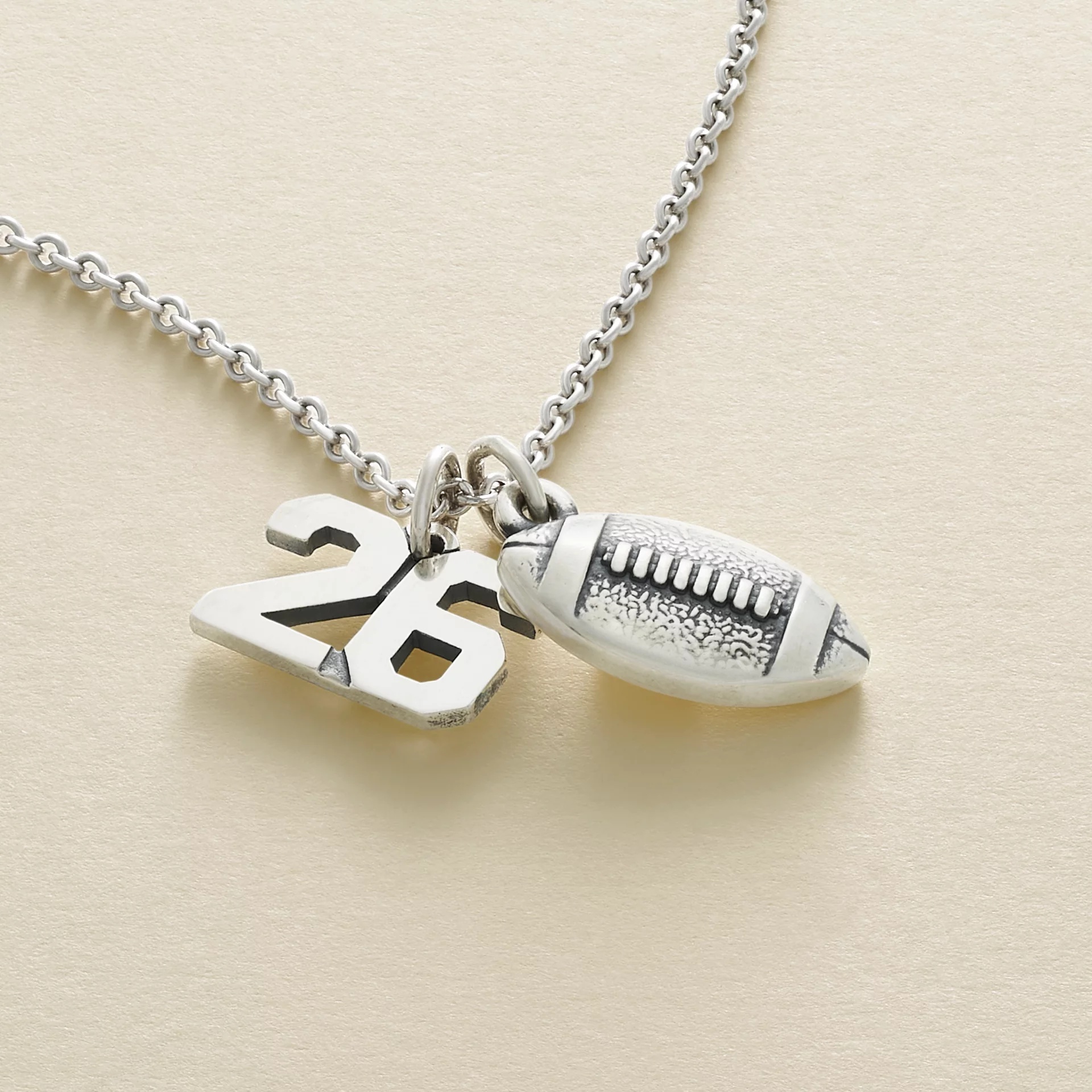 Engravable Football Charm - Image 2