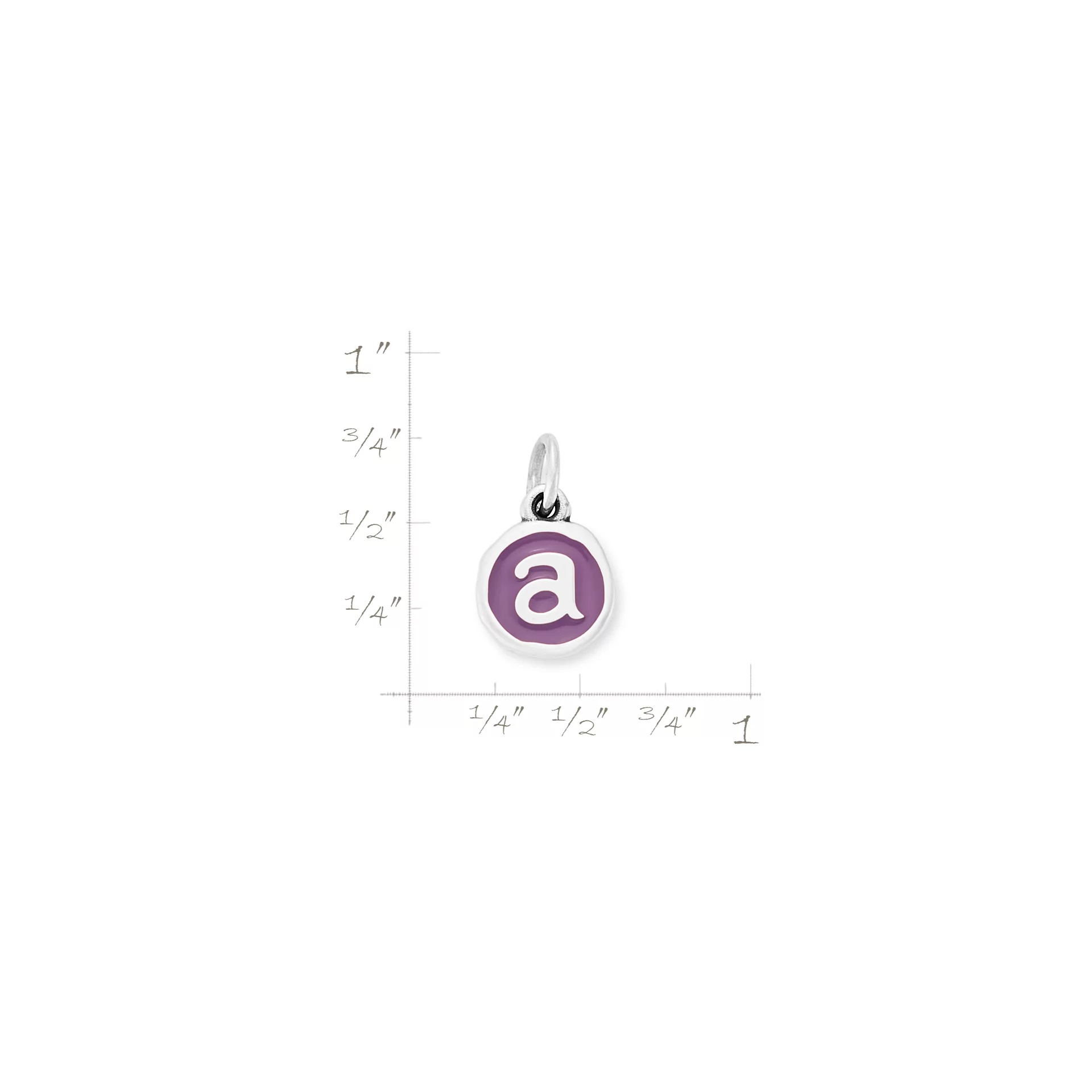 Enamel Initial Disc Charm - Image 4