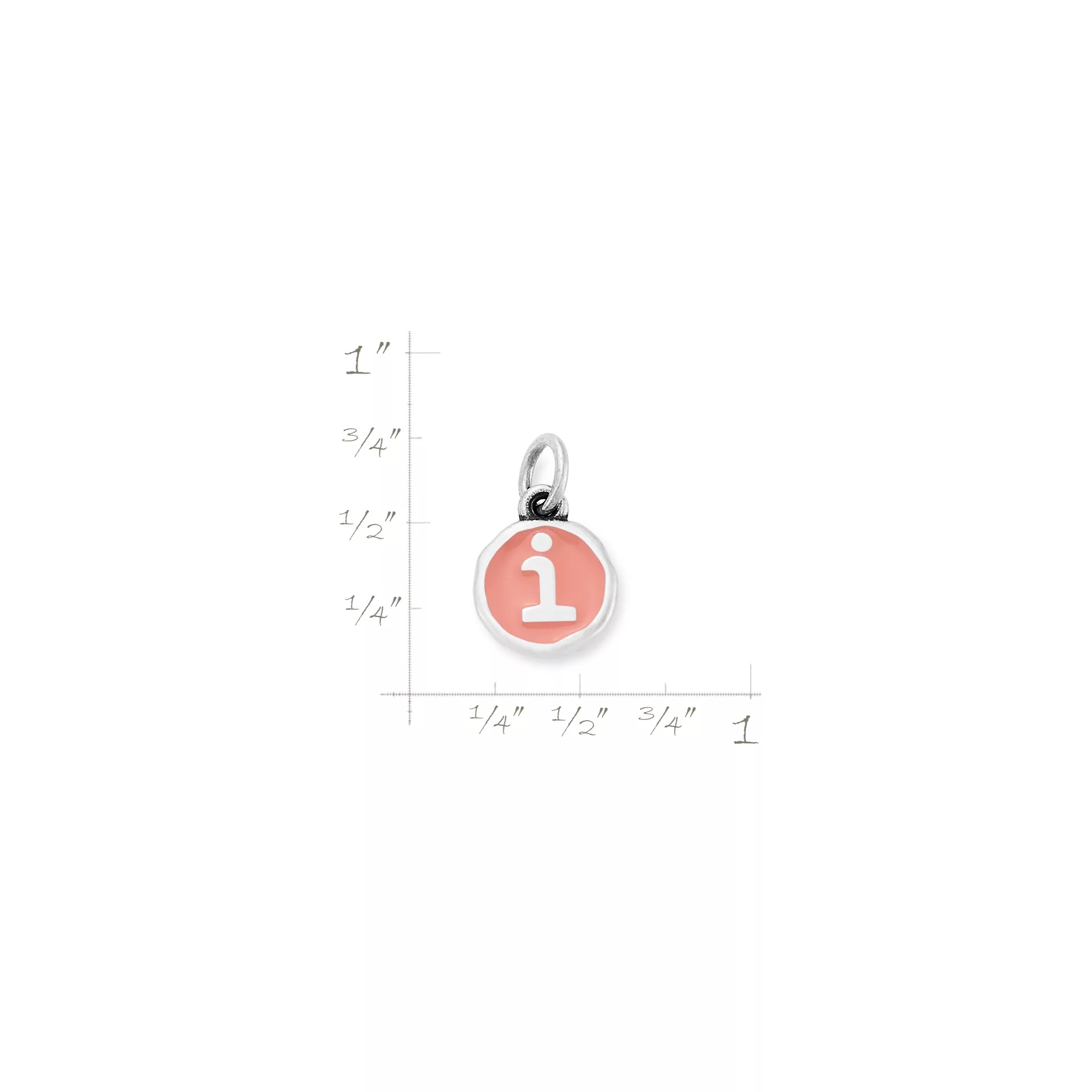 Enamel Initial Disc Charm - Image 4