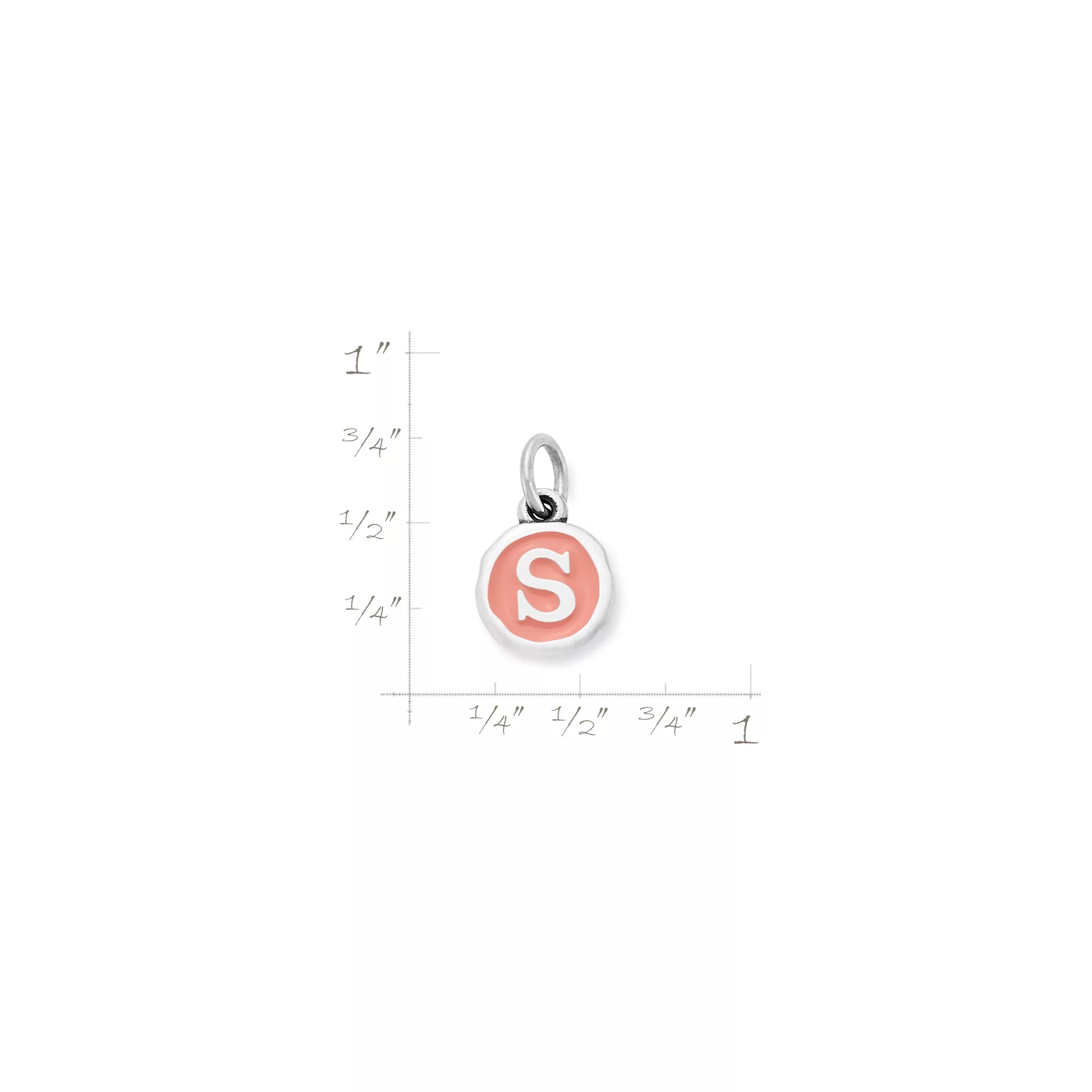 Enamel Initial Disc Charm - Image 4