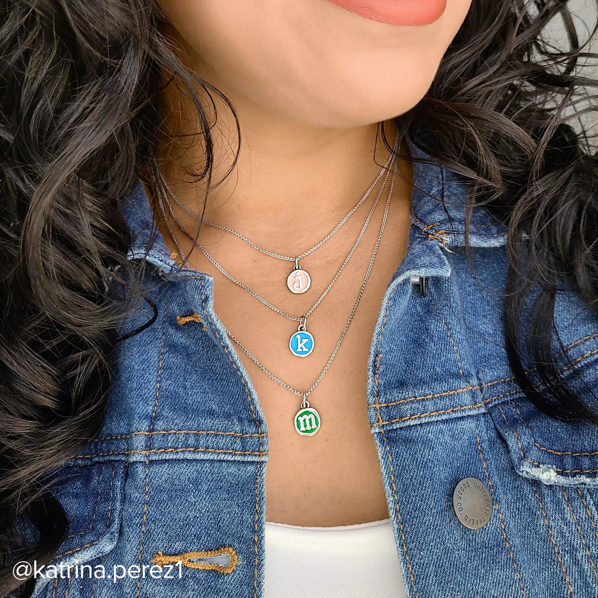 Enamel Initial Disc Charm - Image 3