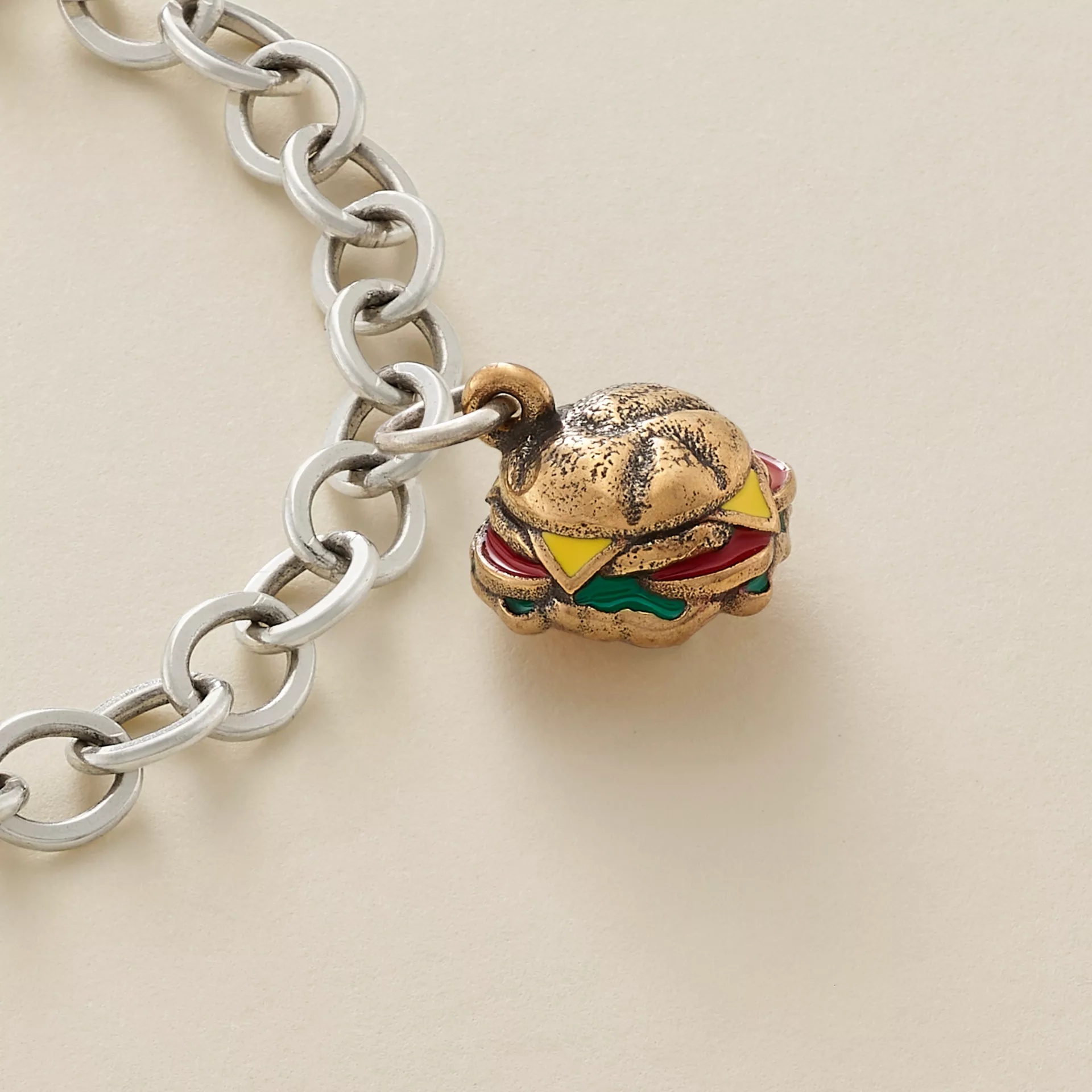 Enamel Cheeseburger Charm - Image 3