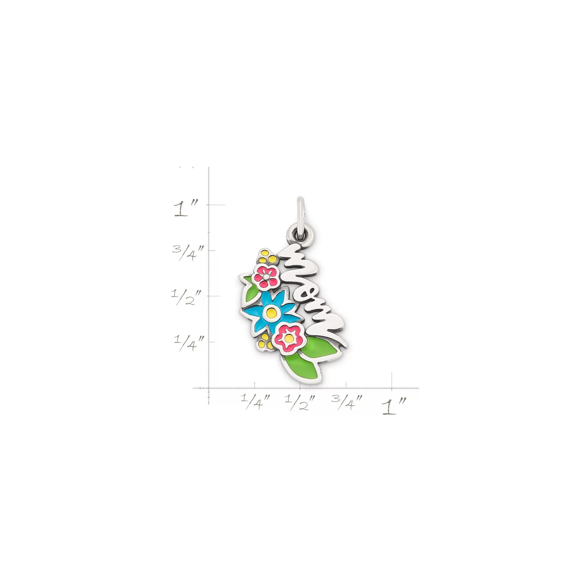Floral Enamel Mom Charm - Image 6
