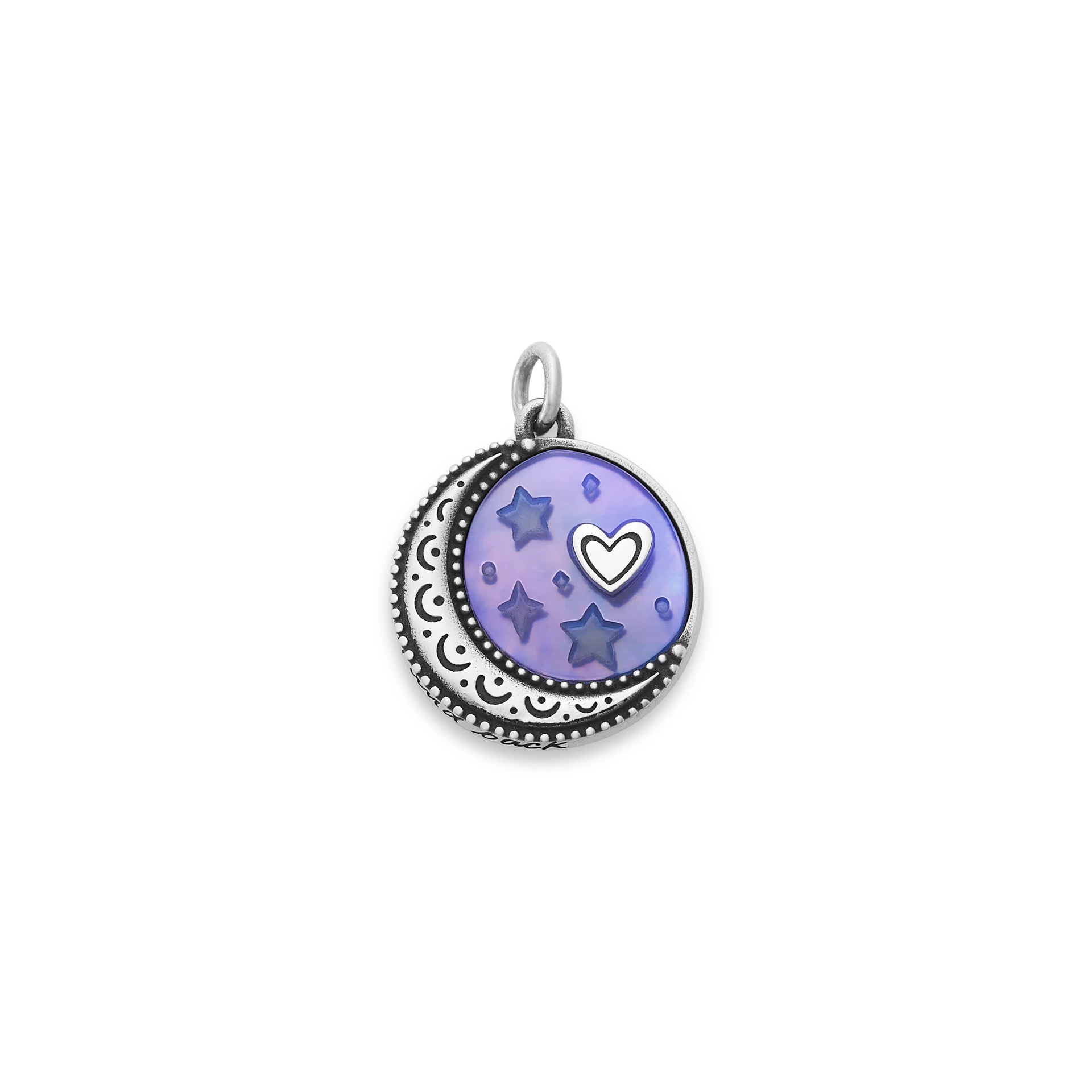 To the Moon and Back Sculpted Layered Gemstone Pendant