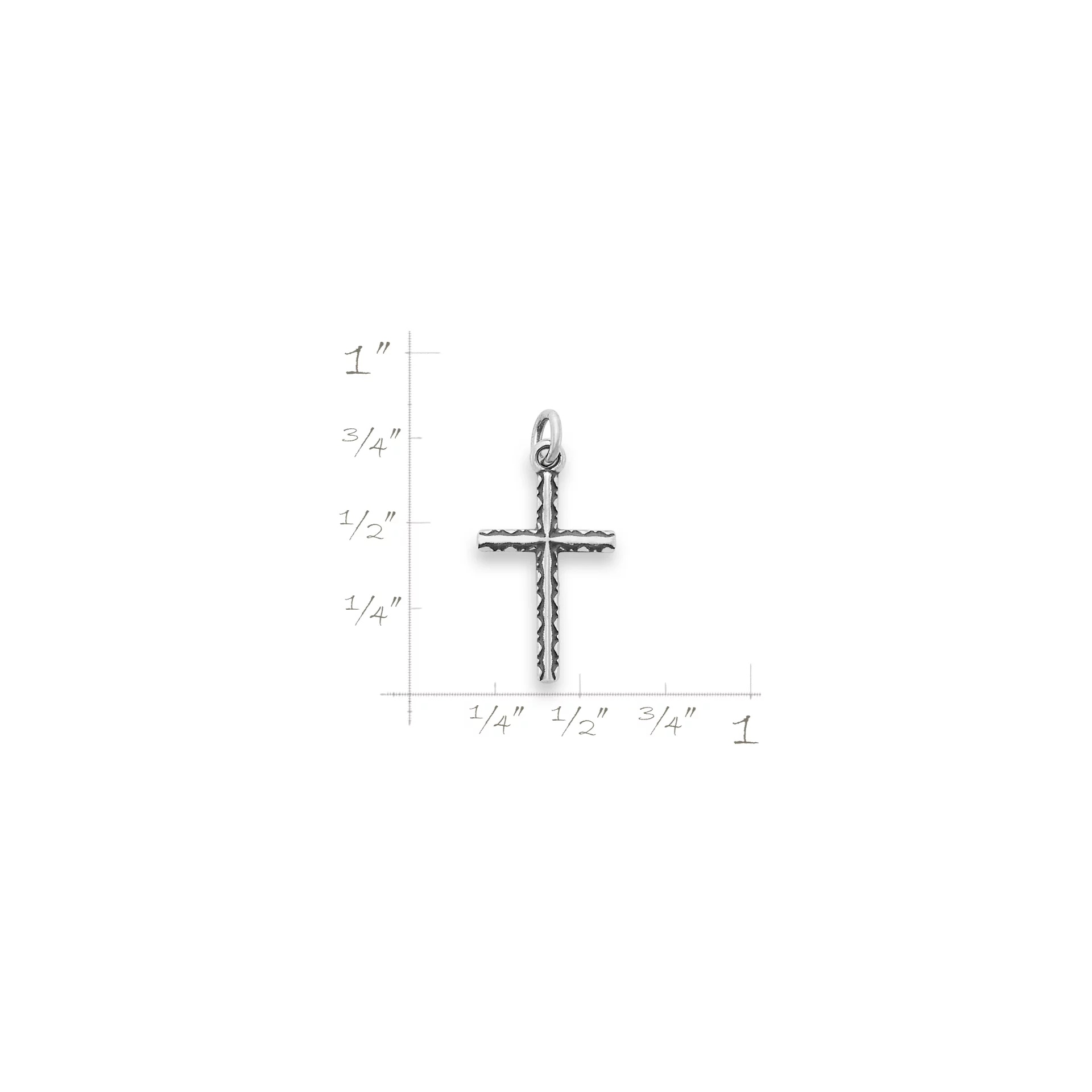 Petite Elegant Cross Charm - Image 5