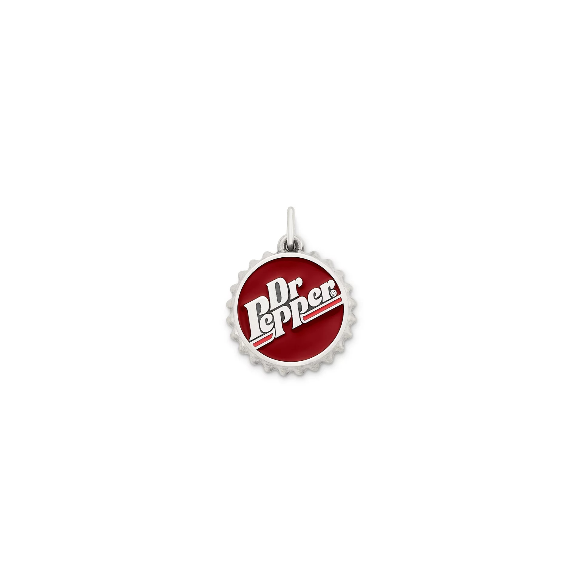 Enamel Dr Pepper Bottle Cap Charm