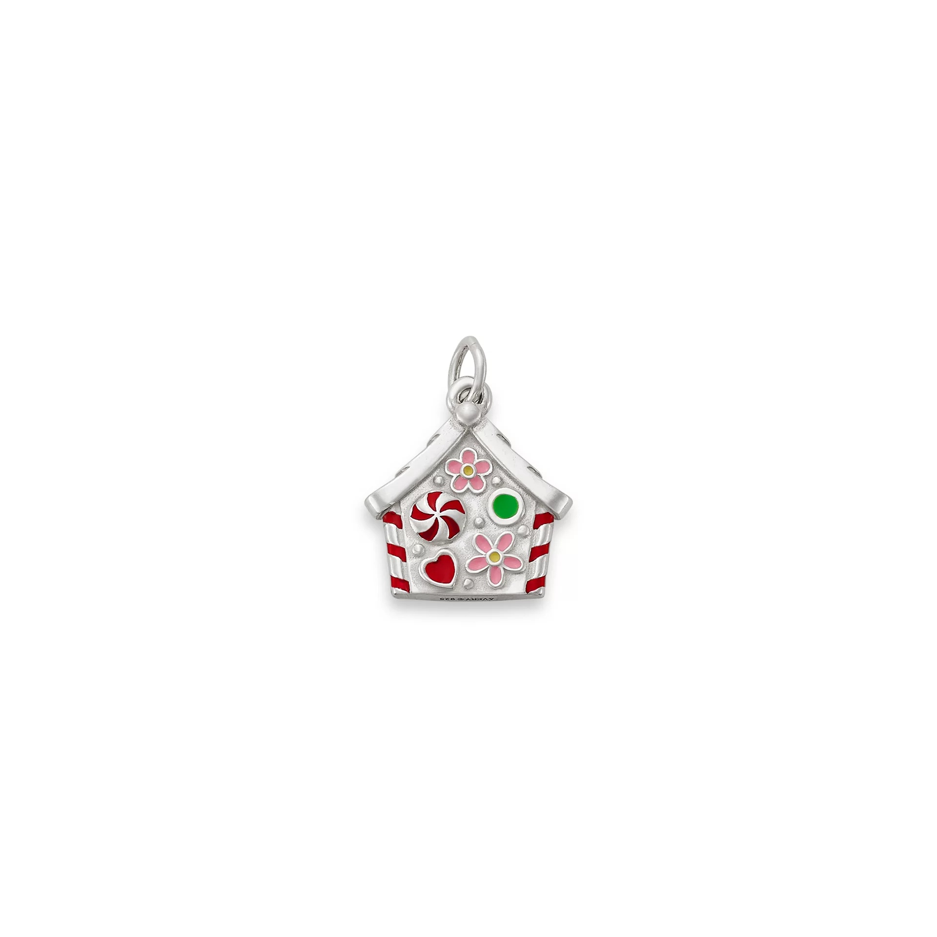Enamel Gingerbread House Charm - Image 2