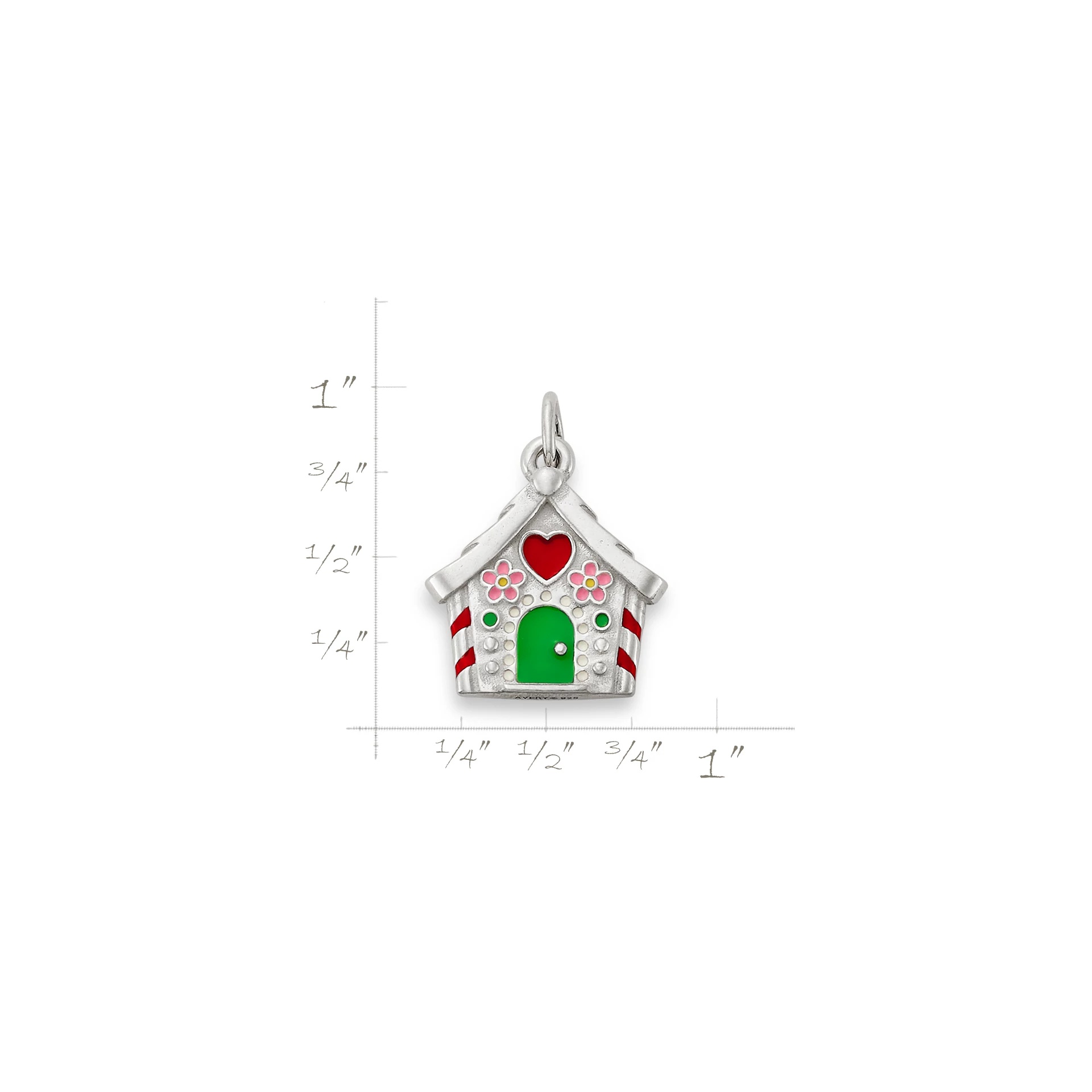 Enamel Gingerbread House Charm - Image 6