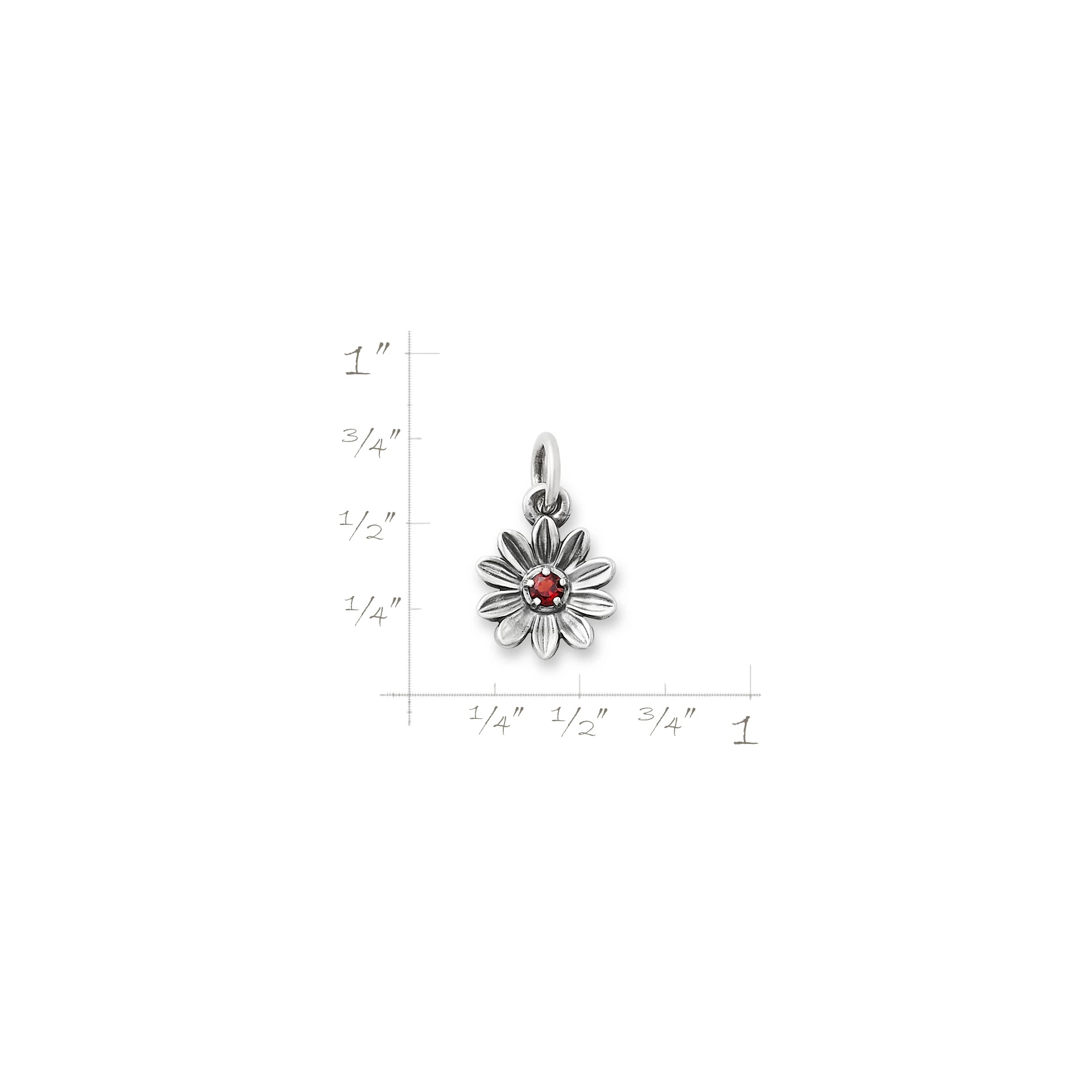Floral Gemstone Charm - Image 5