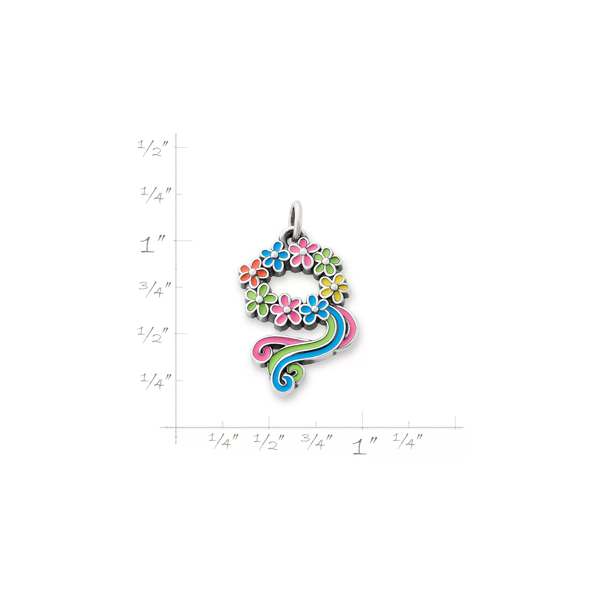 Enamel Floral Crown Charm - Image 6