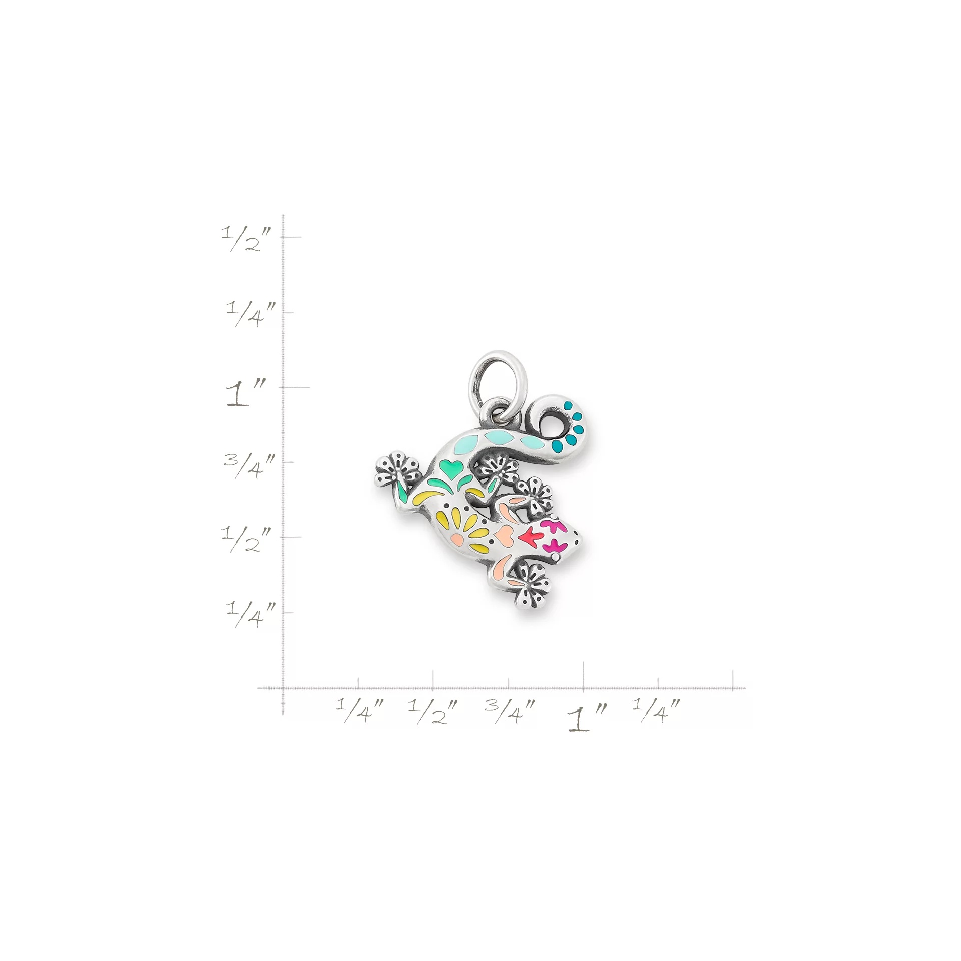Enamel Festive Gecko Charm - Image 5