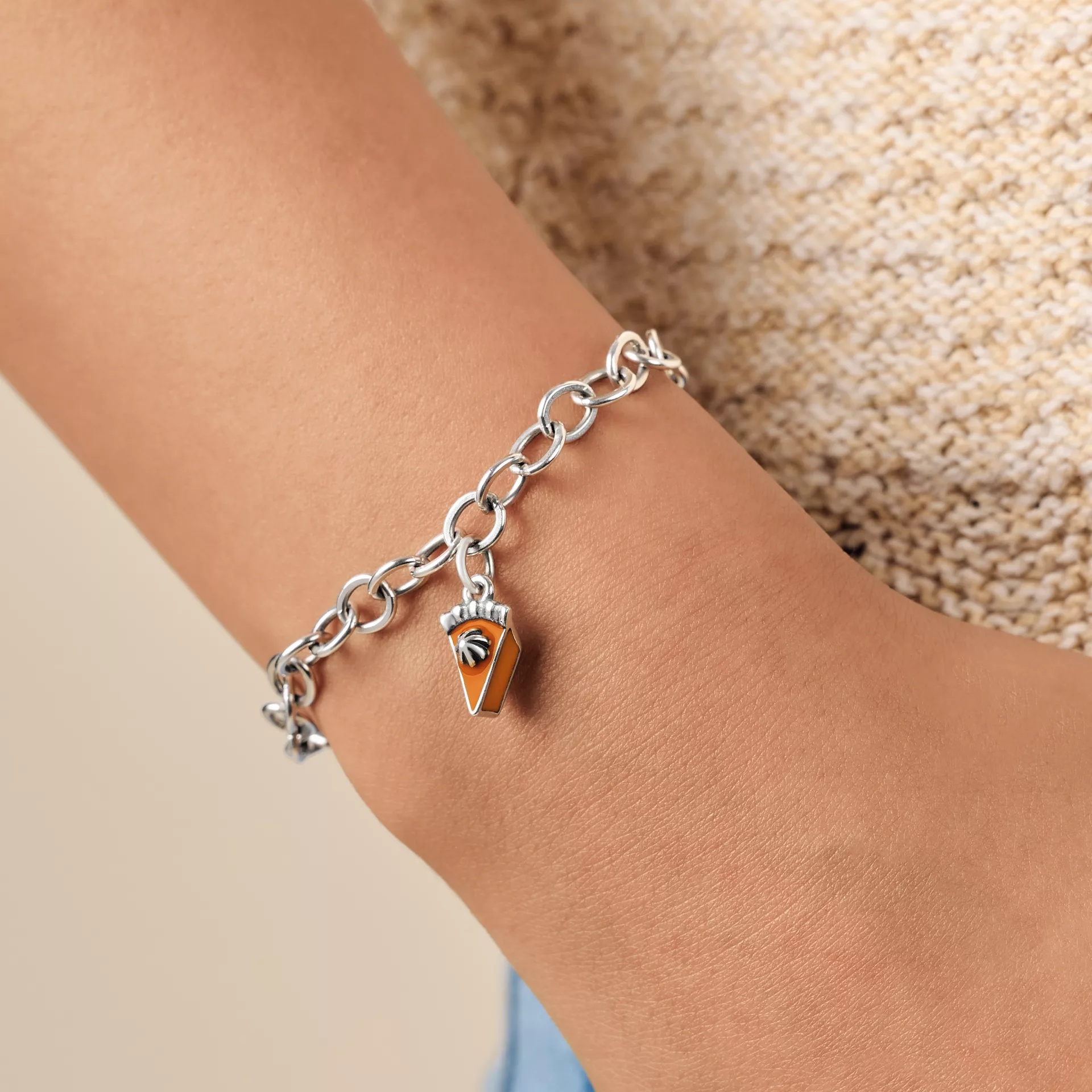 Enamel Pumpkin Pie Charm - Image 3