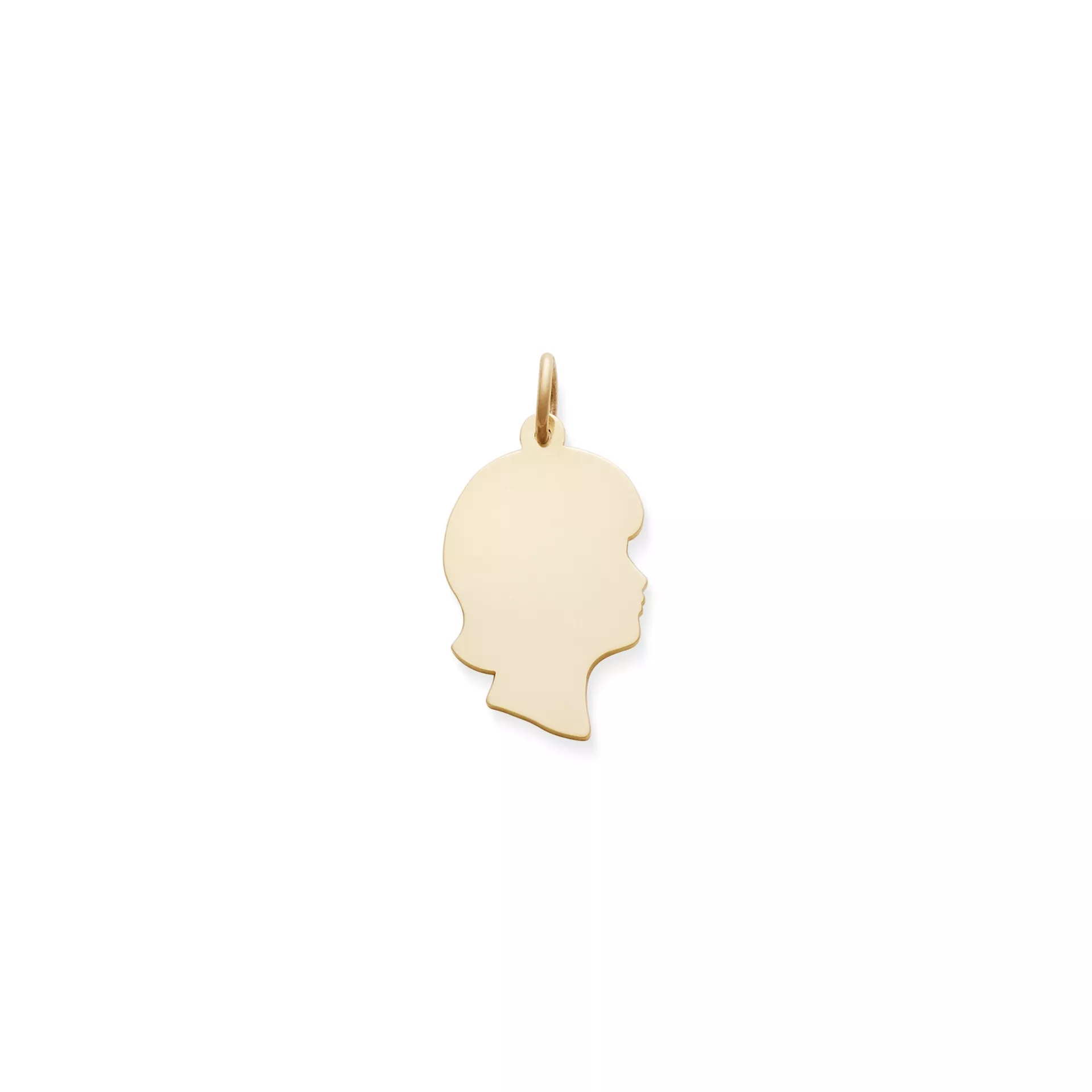 Girl Silhouette Charm