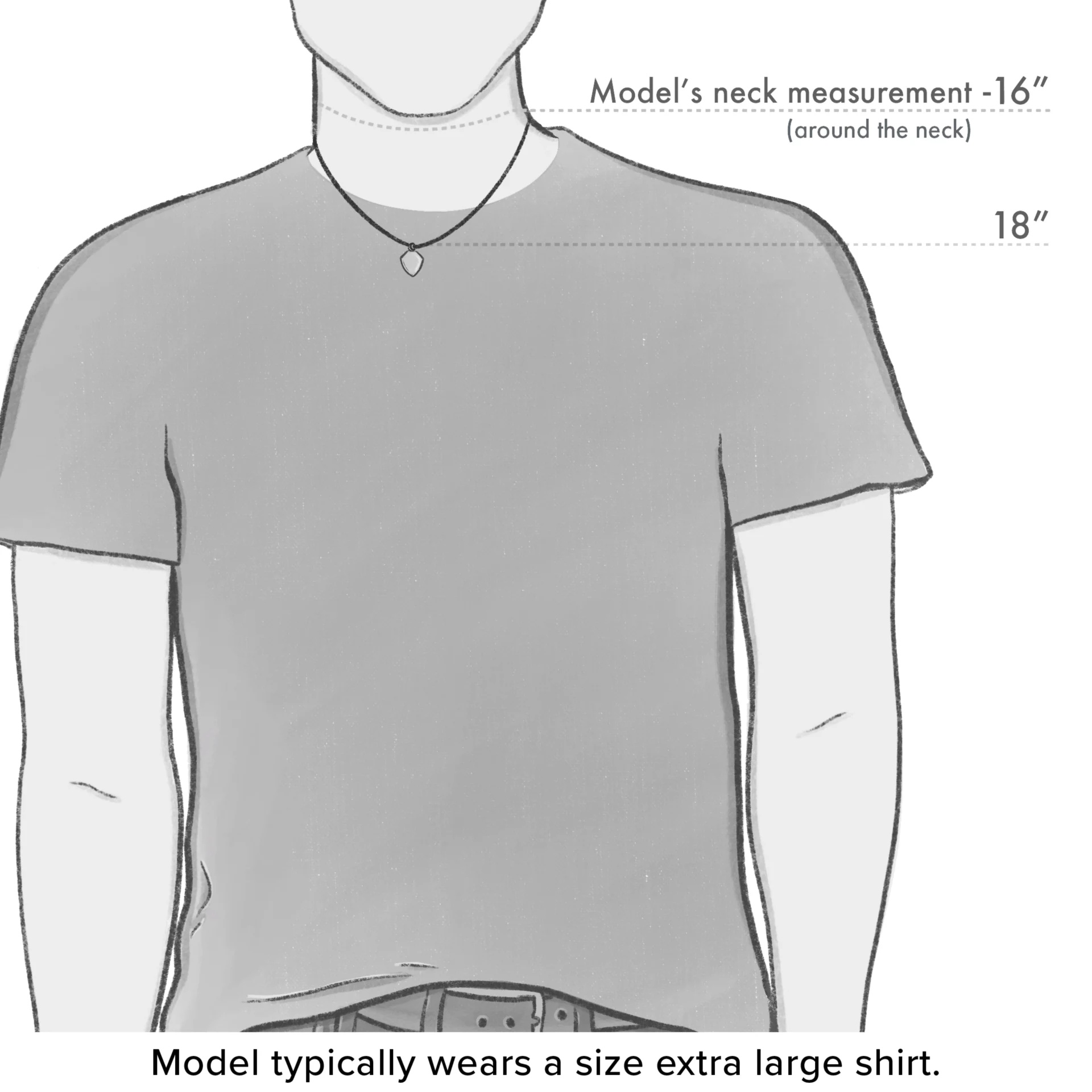 Rounded Herringbone Necklace - Image 8