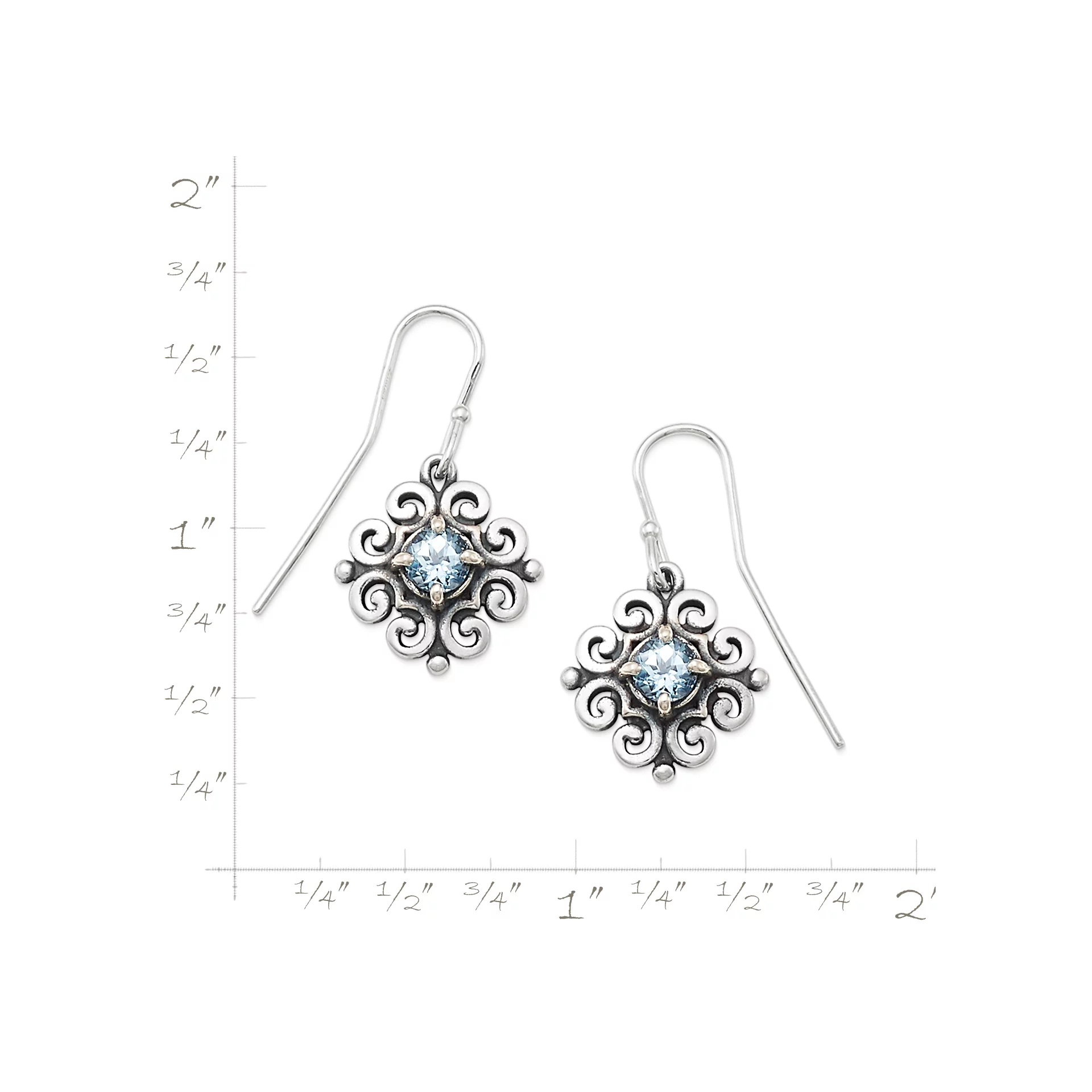 Spanish Lace Birthstone Dangle EarShop All Rings - Image 4