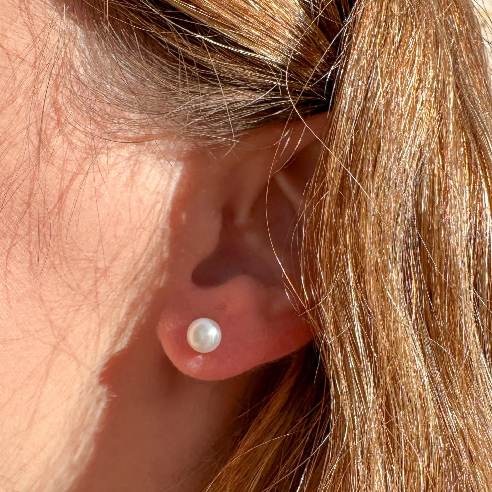 Round Gemstone Studs - Image 2