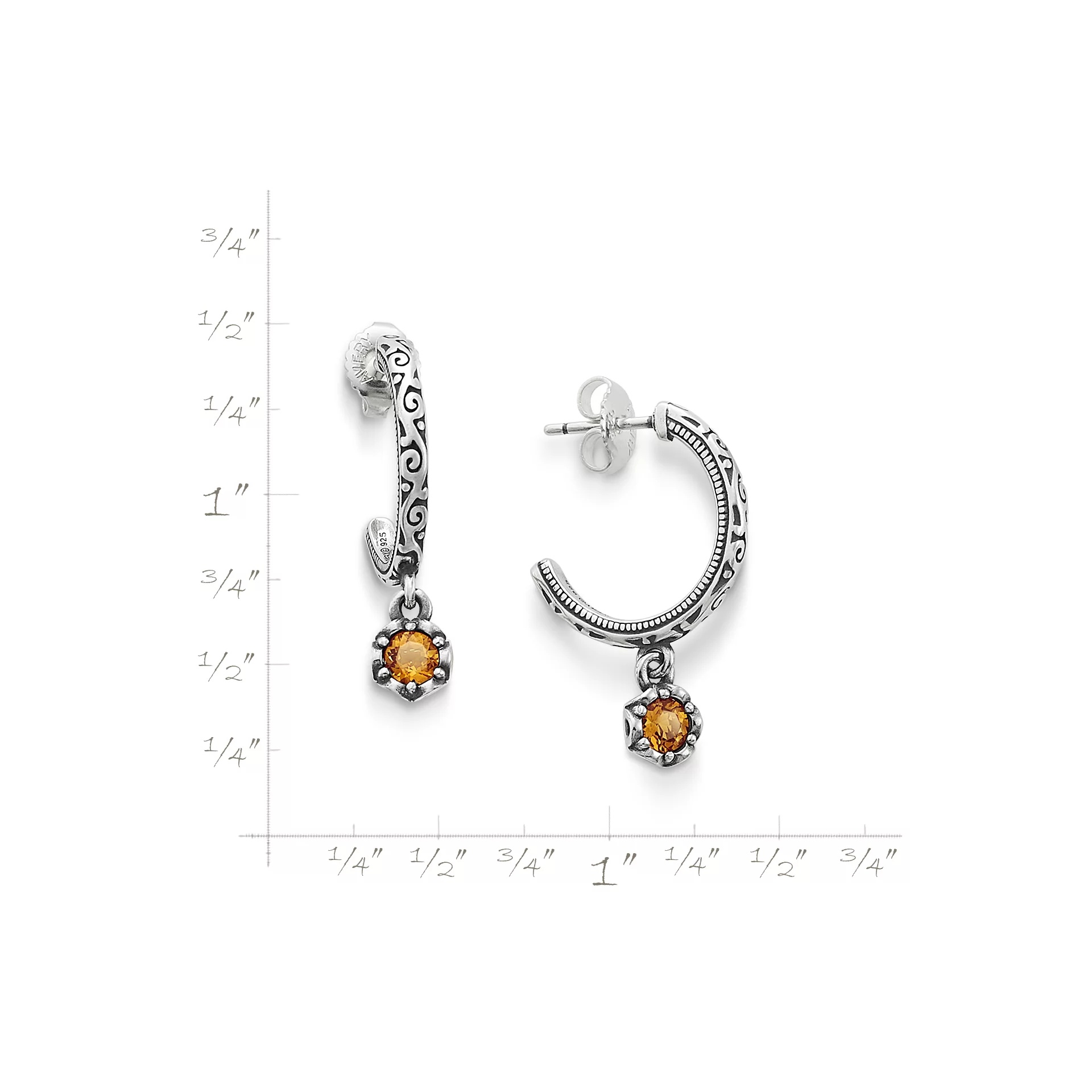 Cherished Birthstone Hoop Dangle EarShop All Rings - Image 5