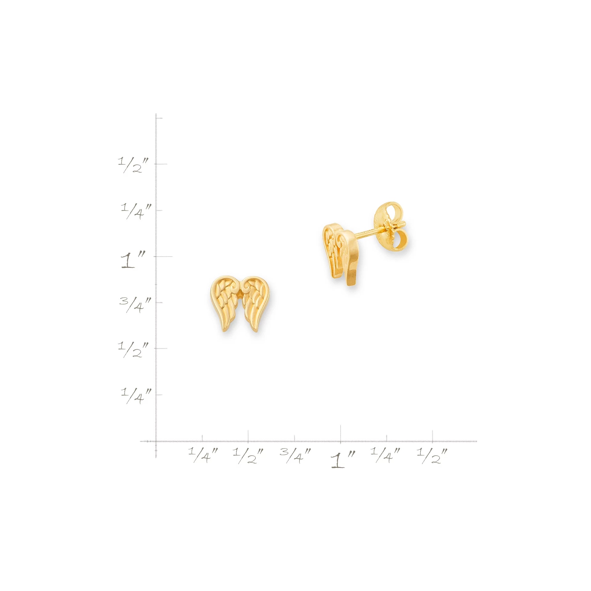 Angel Wings Studs - Image 4