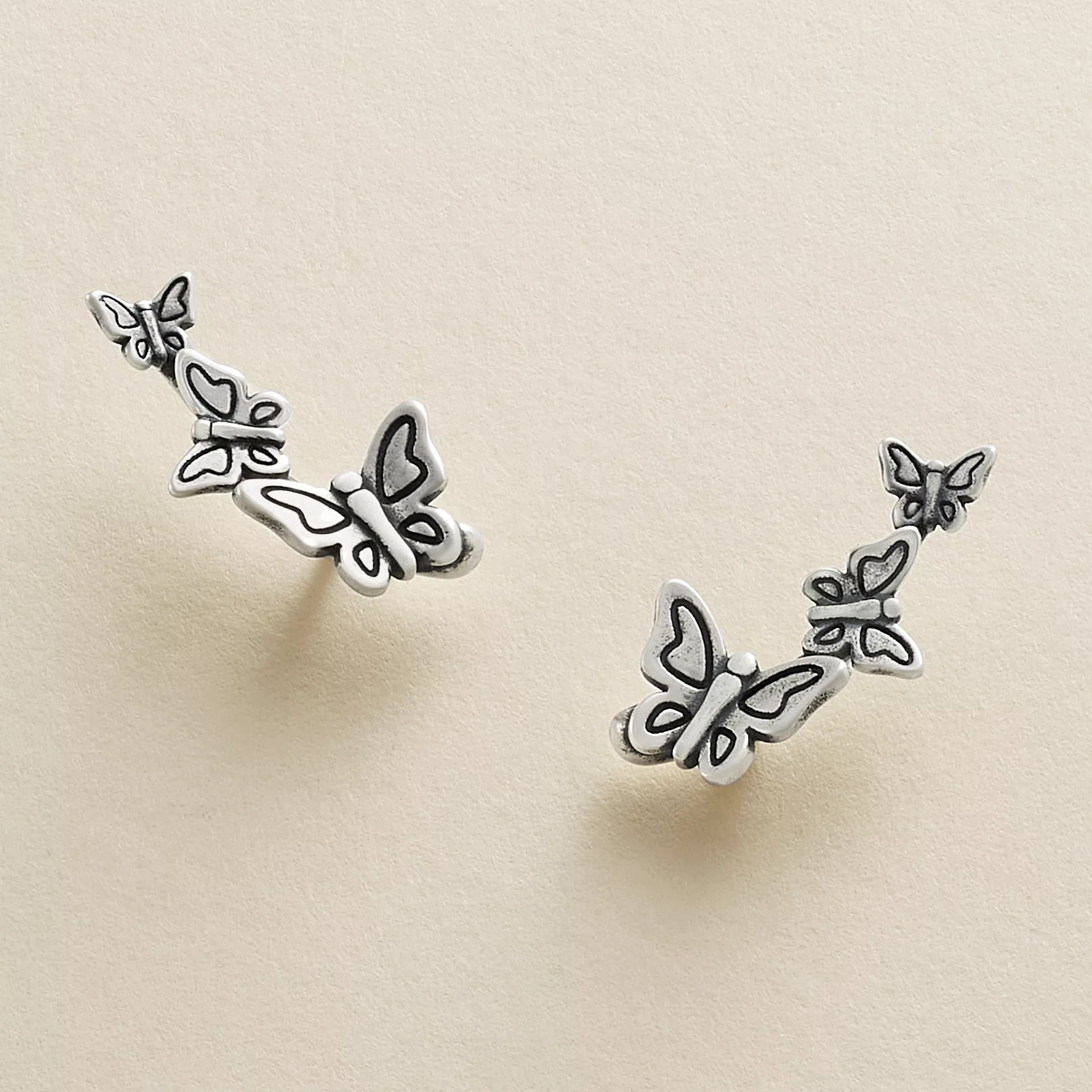 Dancing Butterfly Ear Climbers - Image 4
