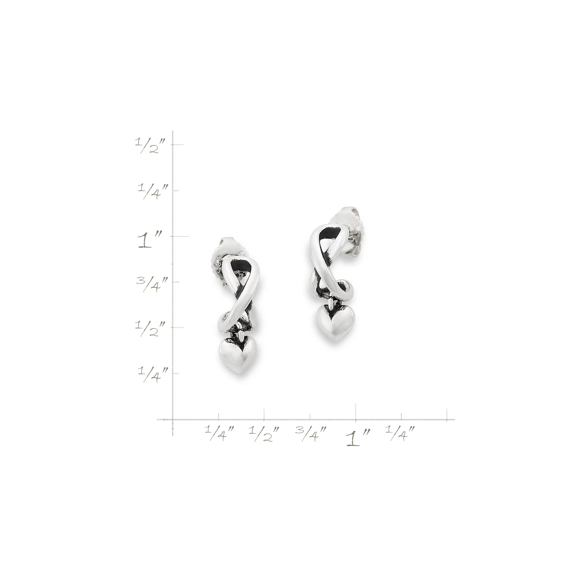 Delicate Infinite Love Hoops - Image 4