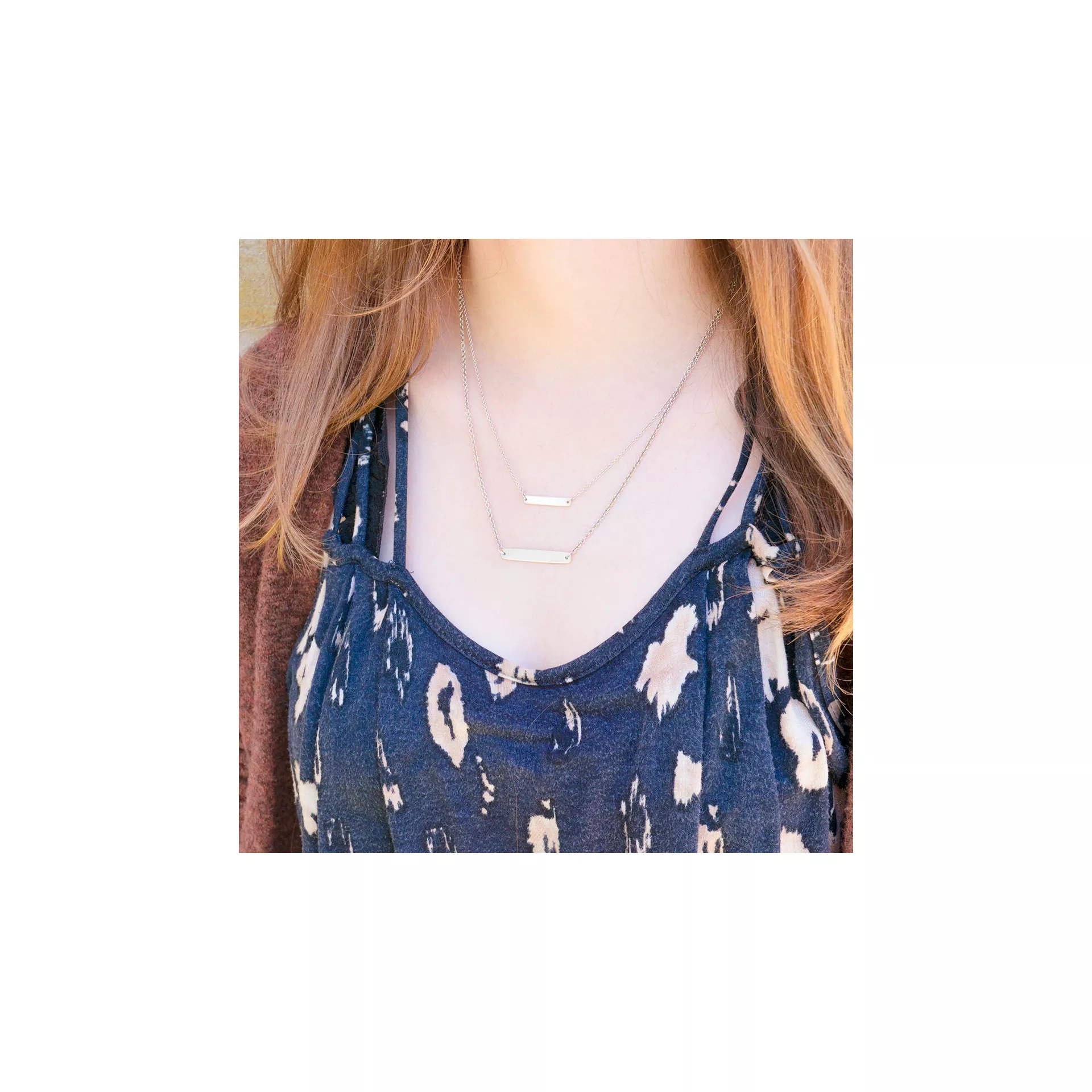 Engravable Horizon Necklace - Image 5