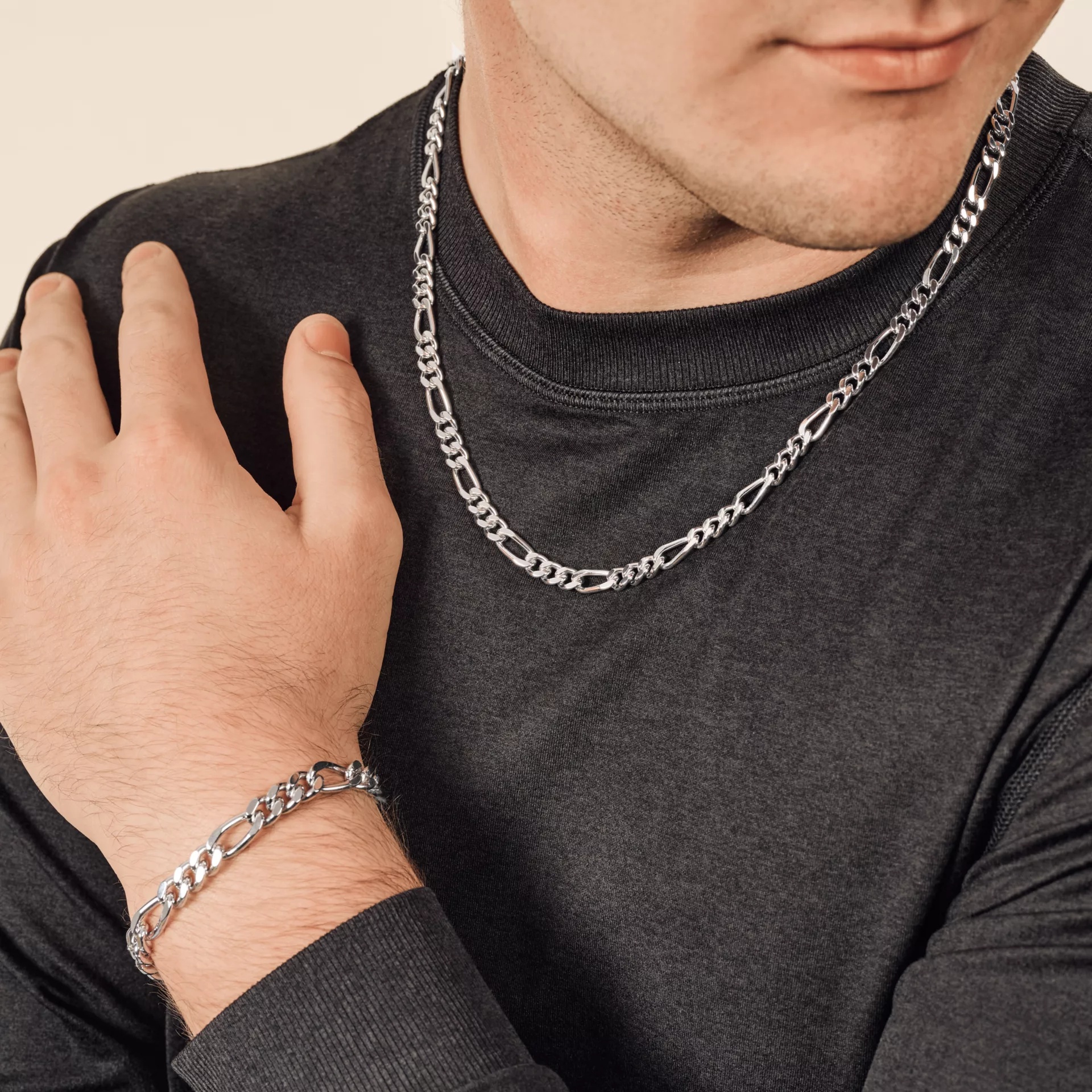 Extra Heavy Figaro Chain - Image 4