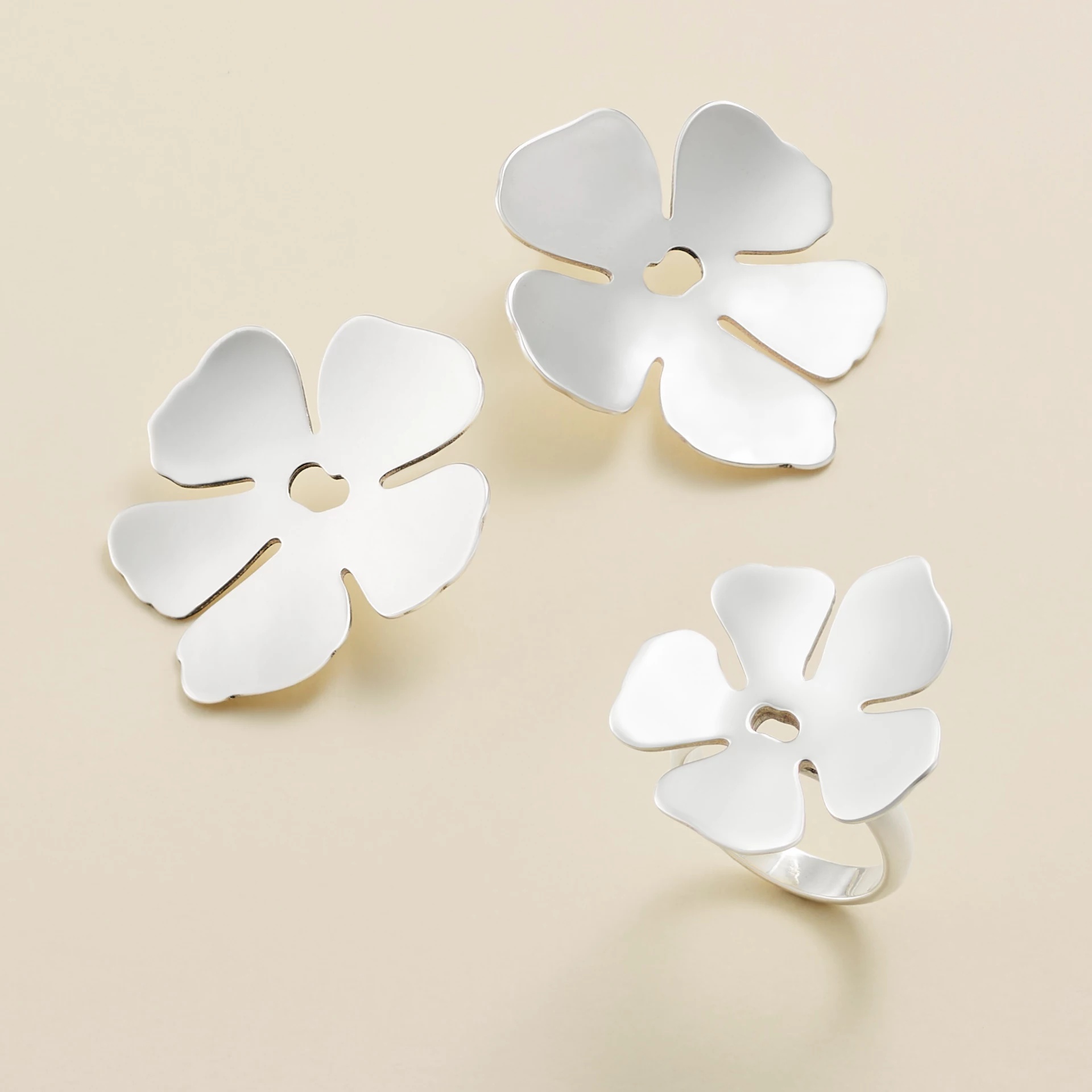 Floral Silhouette EarShop All Rings - Image 2