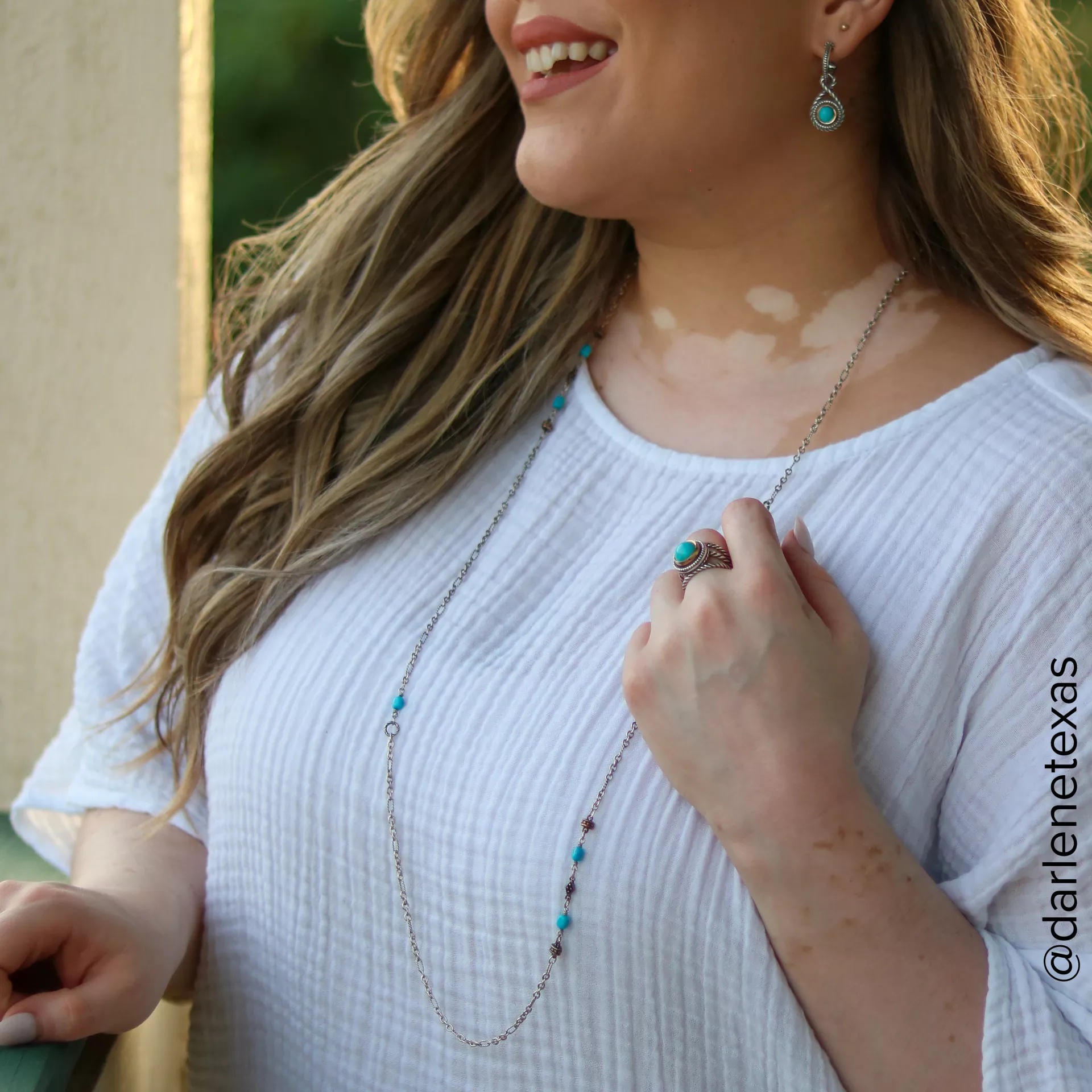 Marjan Gemstone Hoop Dangle EarShop All Rings - Image 4