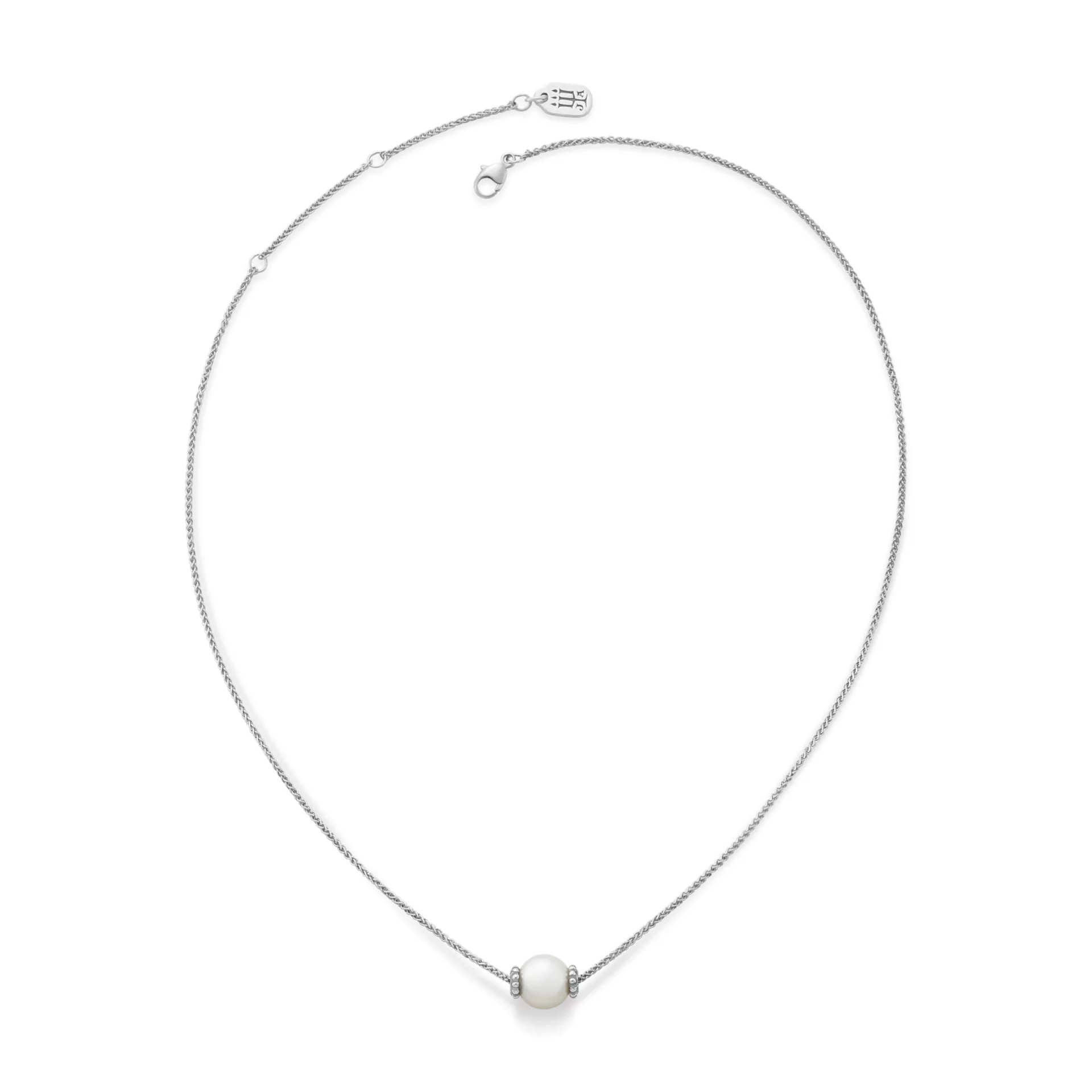 Beaded Cultured Pearl Slider Necklace - Image 2