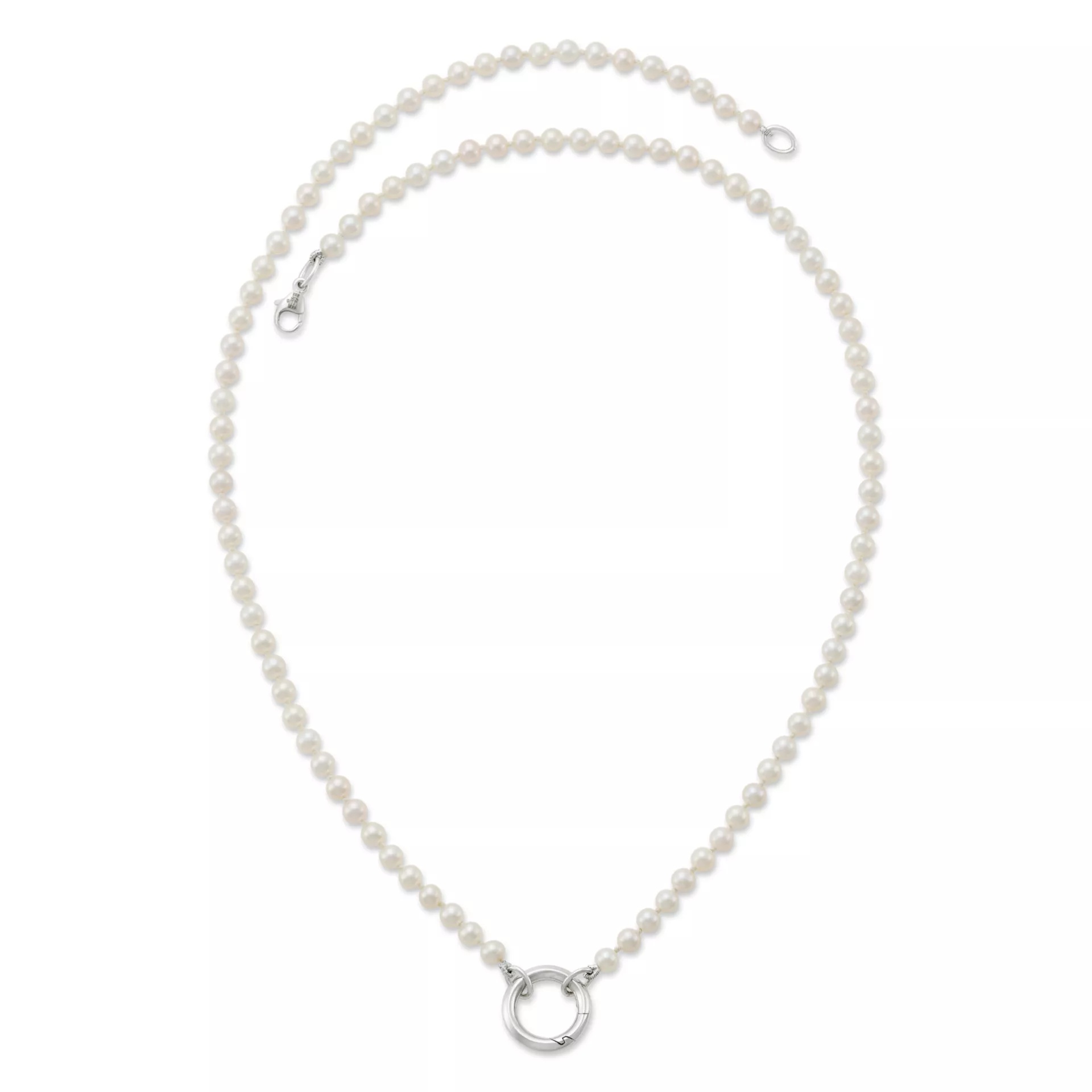 Cultured Pearl Changeable Charm Necklace - Image 3